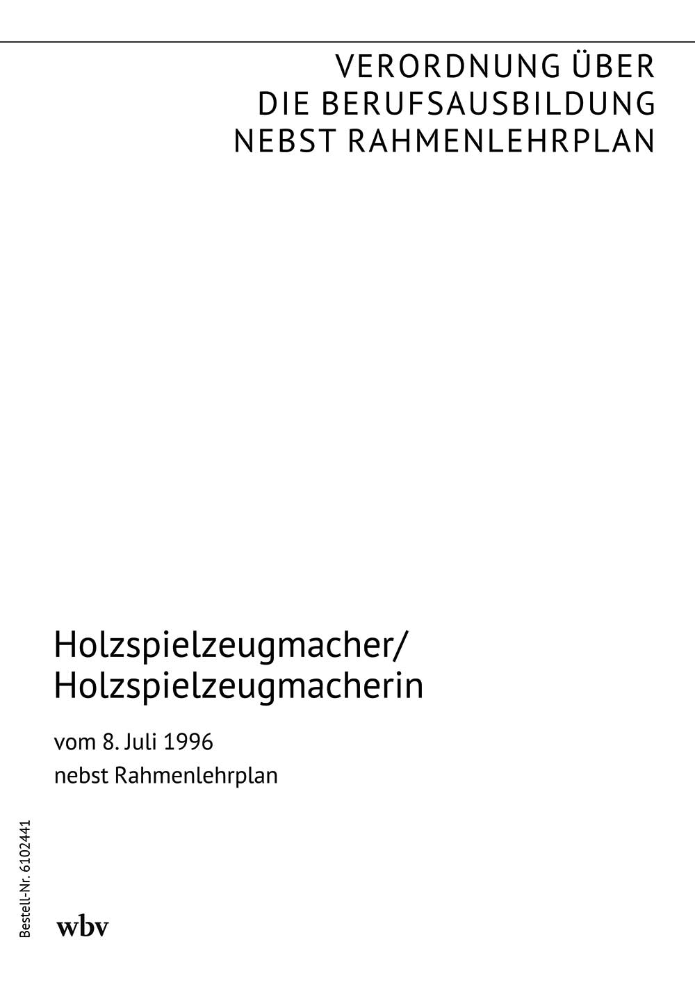 Holzspielzeugmacher/Holzspielzeugmacherin