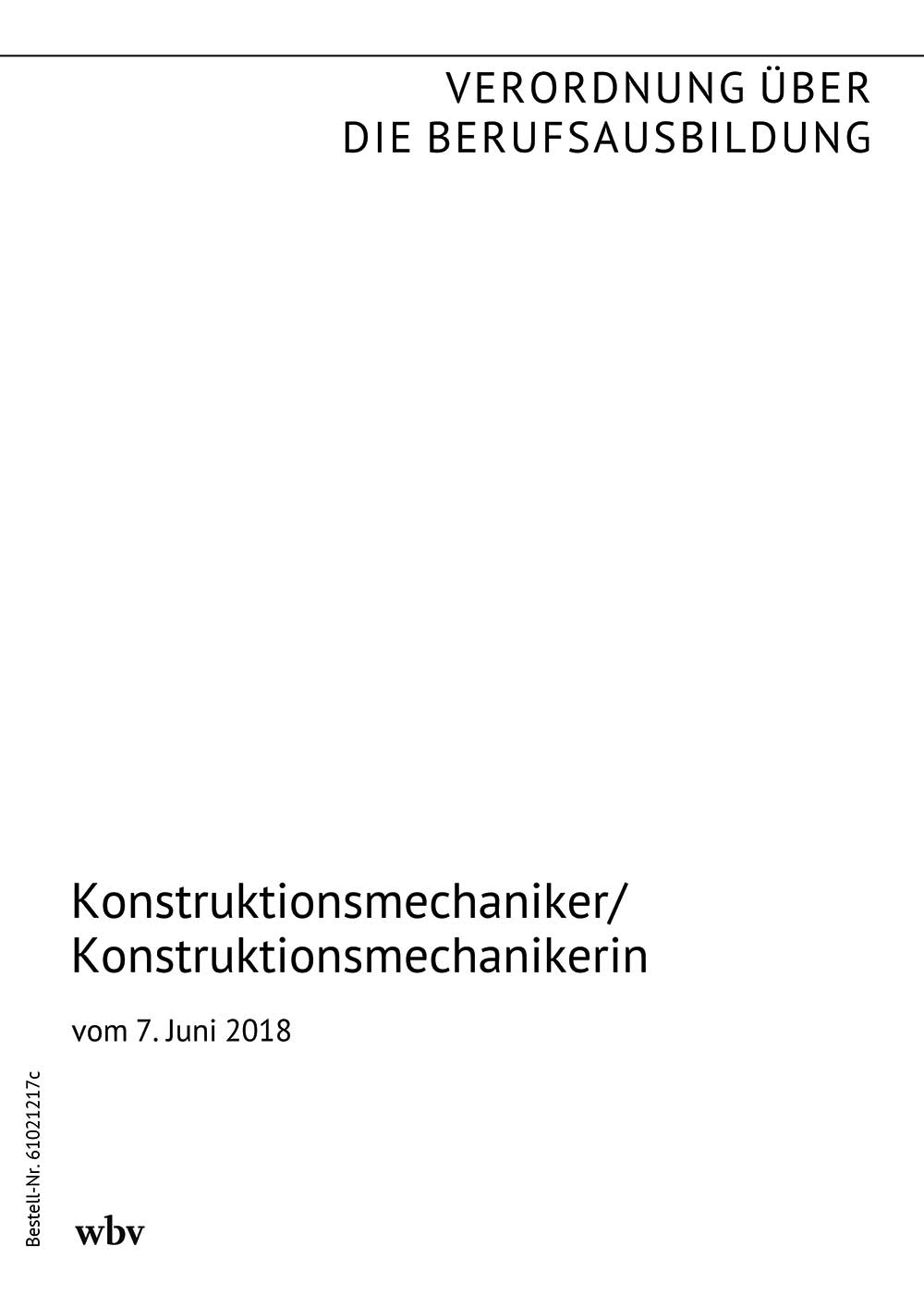 Konstruktionsmechaniker/Konstruktionsmechanikerin