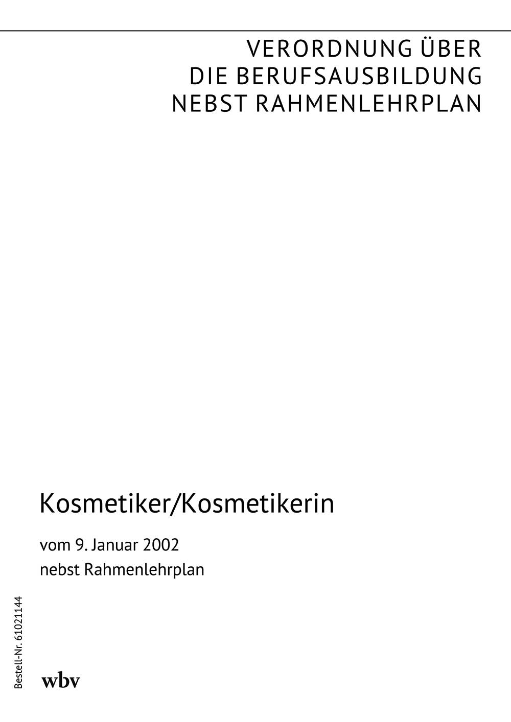 Kosmetiker/Kosmetikerin