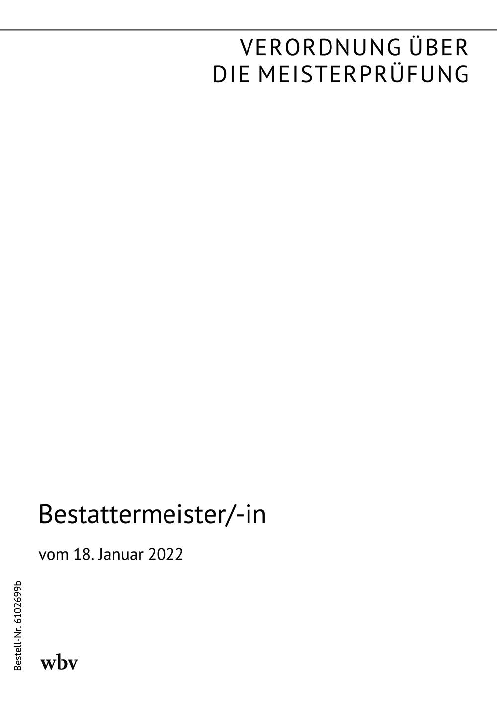 Bestattermeister/-in