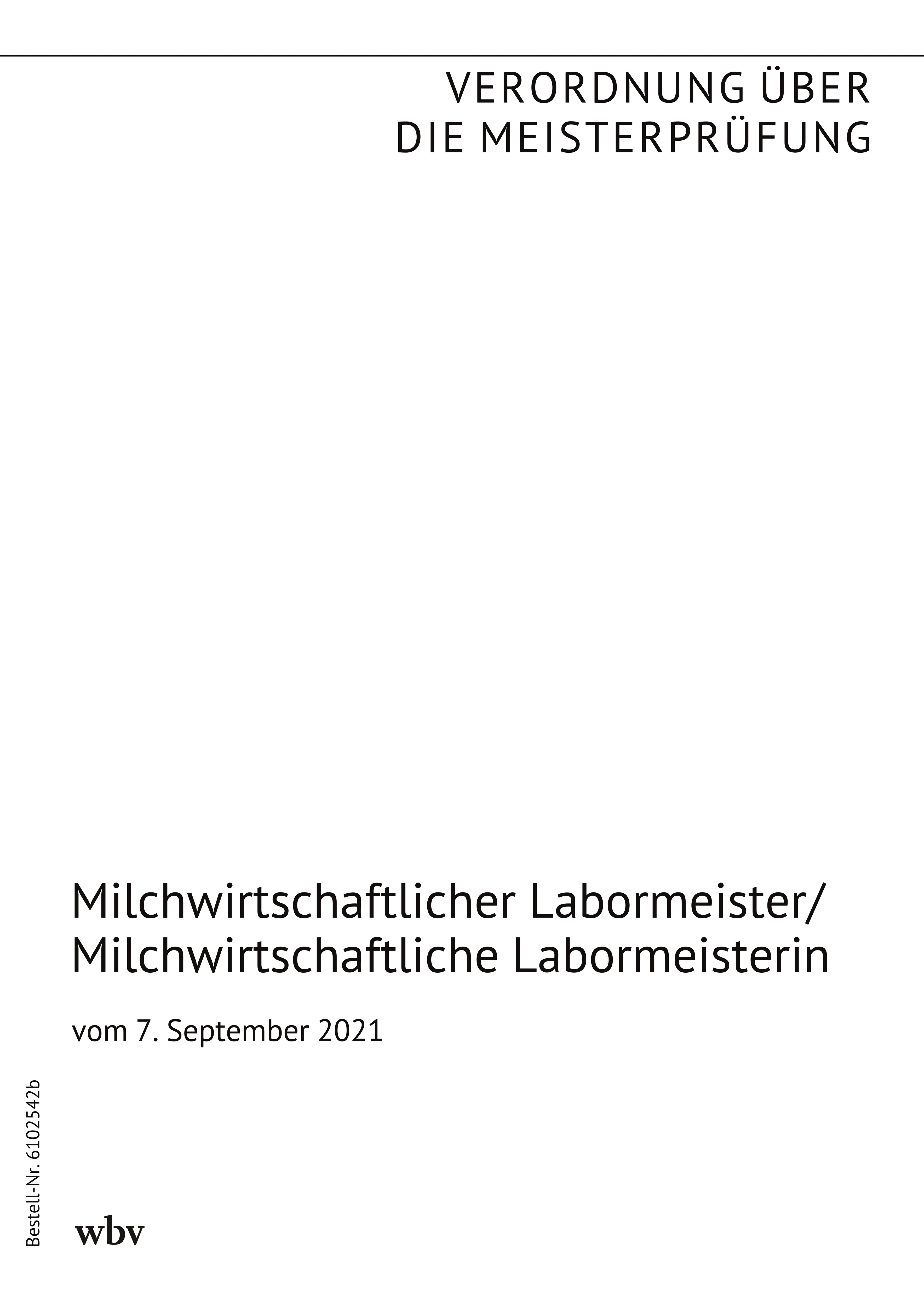 Milchwirtschaftlicher Labormeister/-in