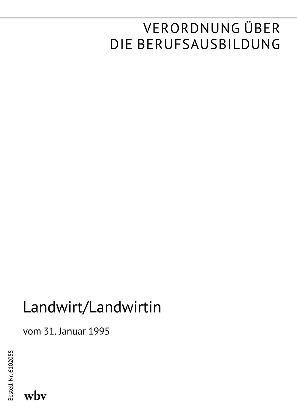 Landwirt/Landwirtin