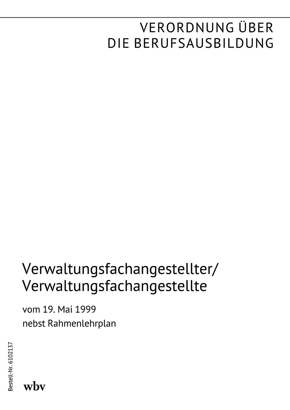 Verwaltungsfachangestellter/Verwaltungsfachangestellte