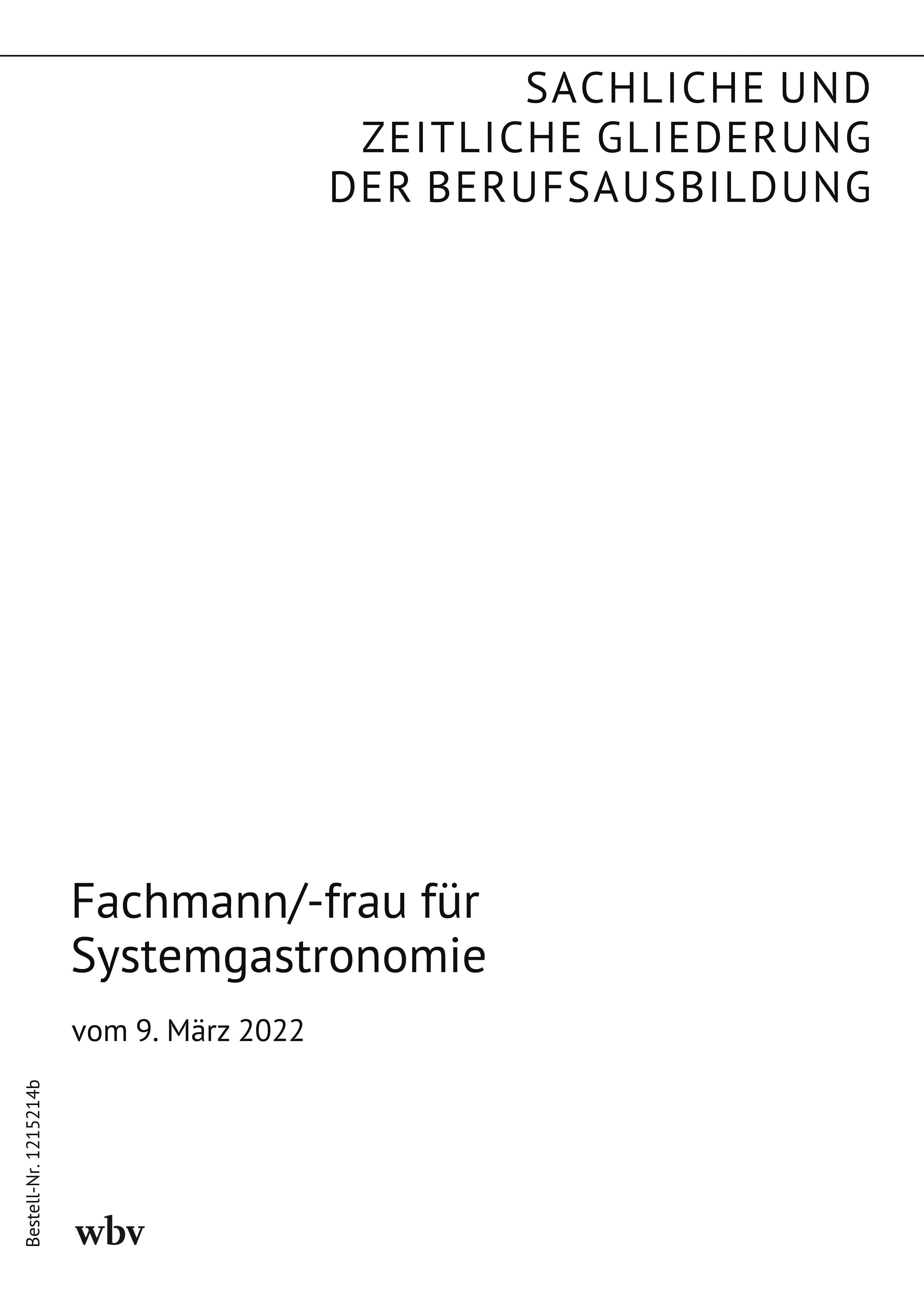 Fachmann/Fachfrau für Systemgastronomie