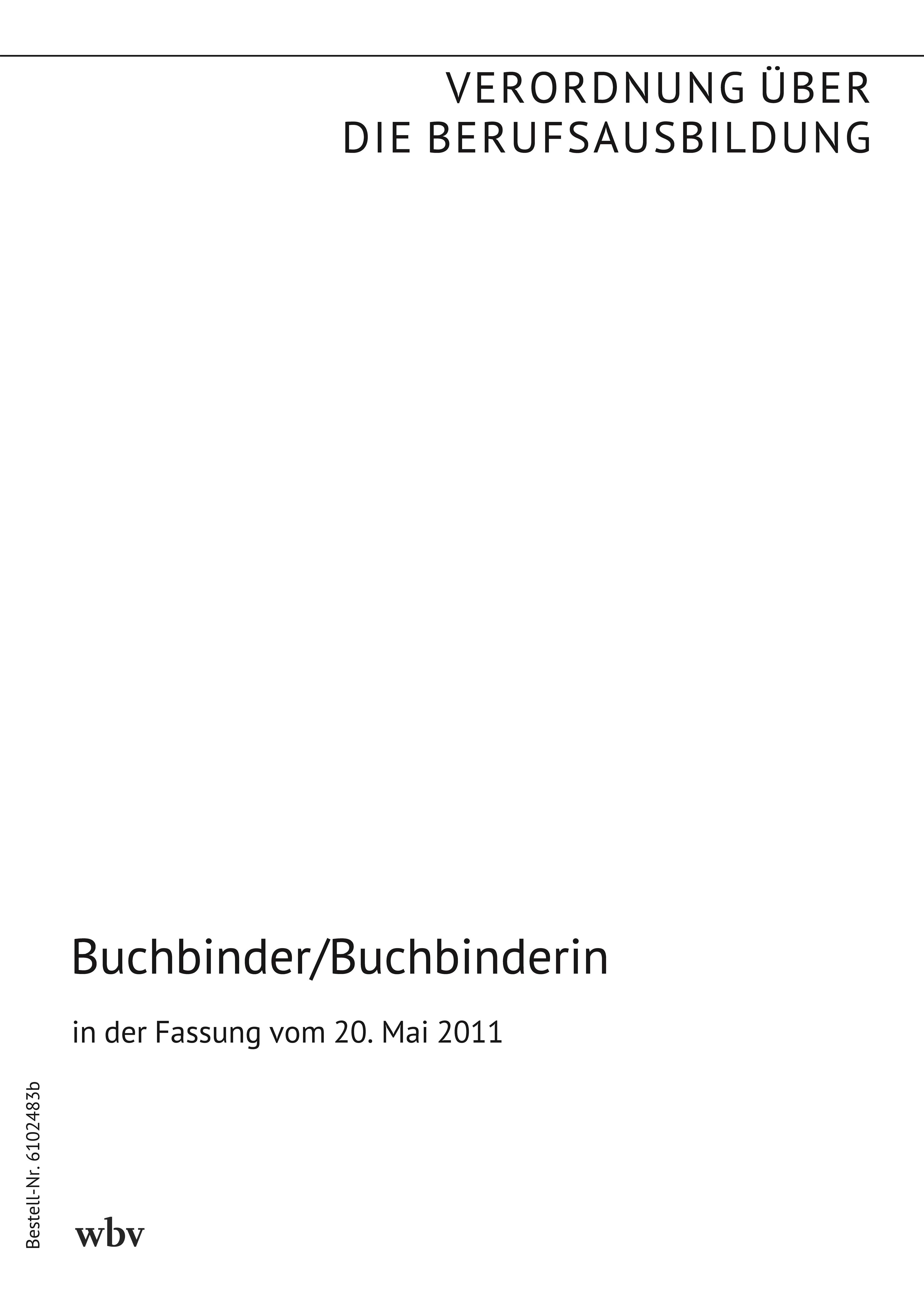Buchbinder/Buchbinderin