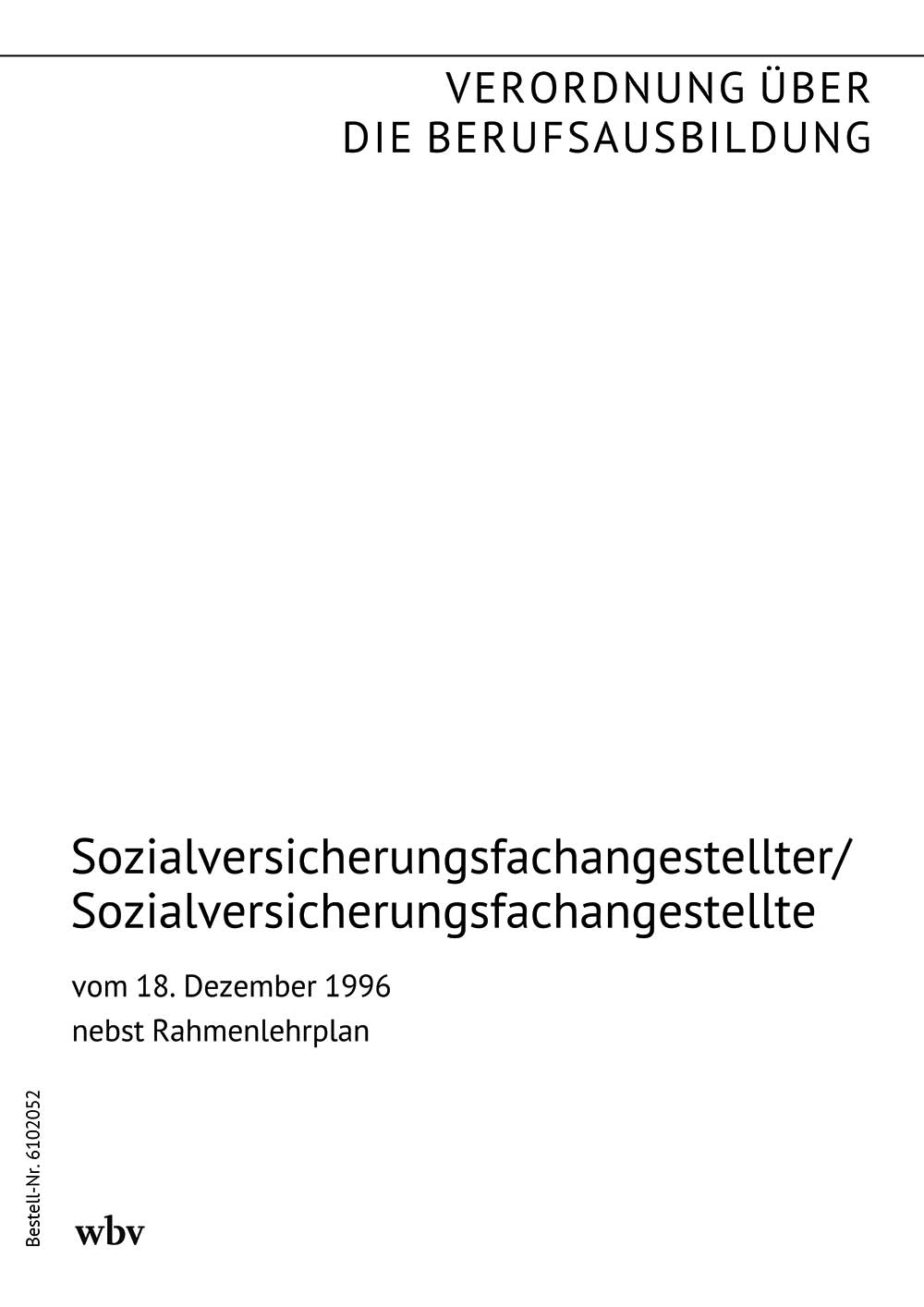 Sozialversicherungsfachangestellter/Sozialversicherungsfachangestellte