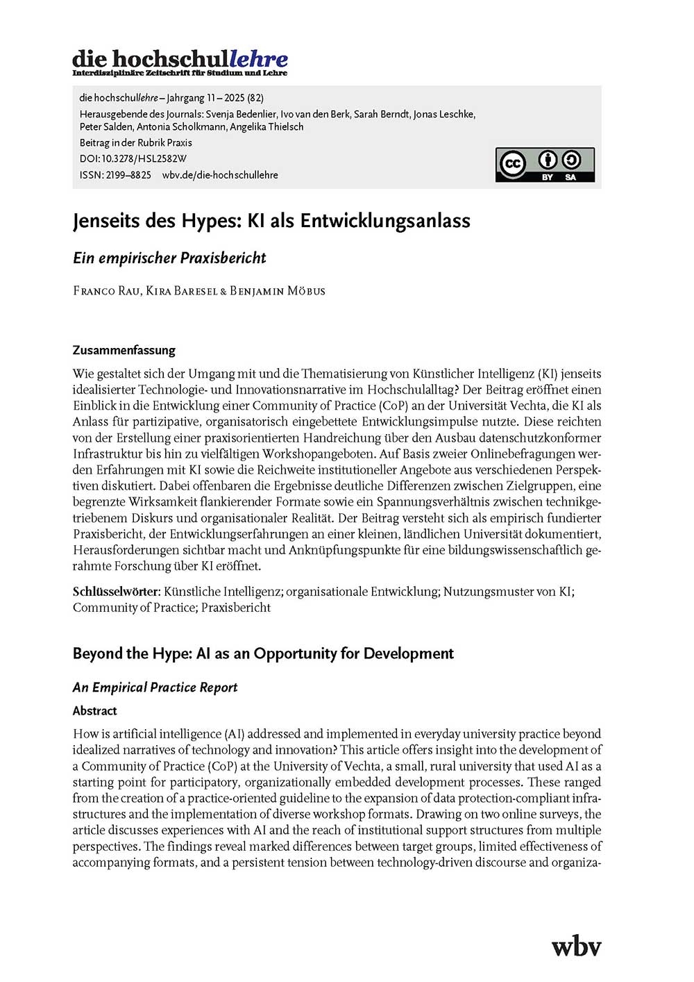 KI-Kompetenzen als Future Skills. Wie können Hochschulen kritischen Umgang mit generativer KI in einem Lernpfad fördern?