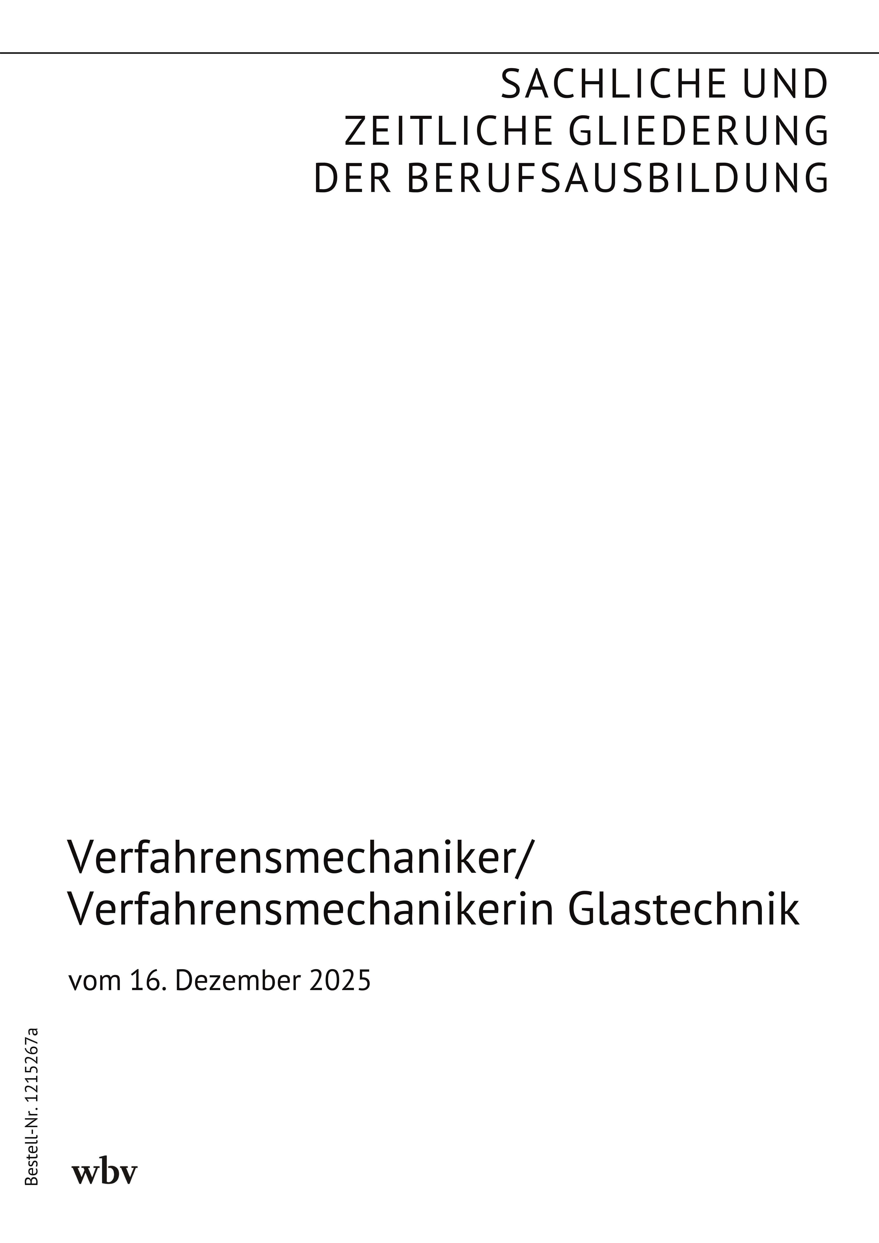 Verfahrensmechaniker/-in Glastechnik