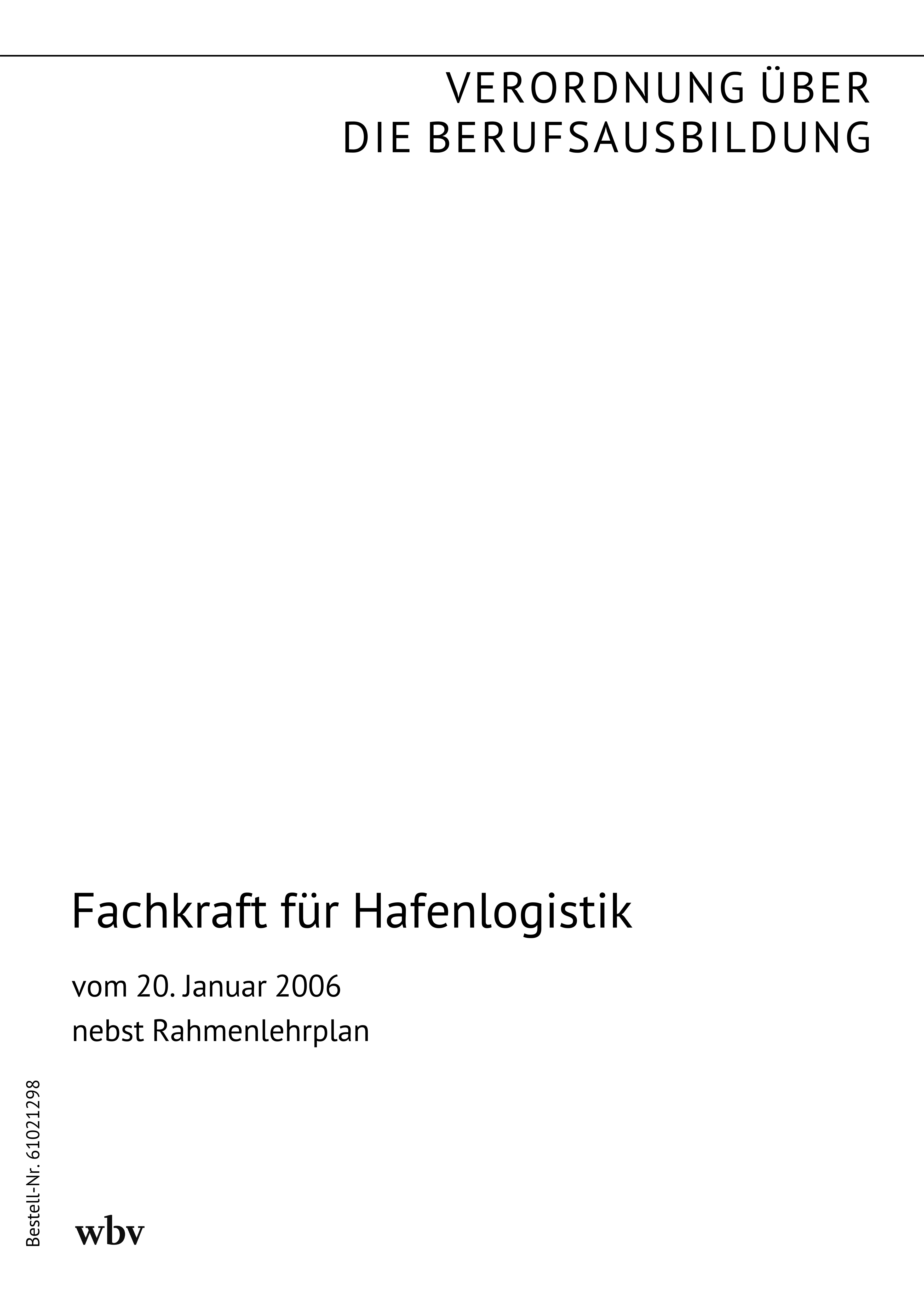 Fachkraft für Hafenlogistik
