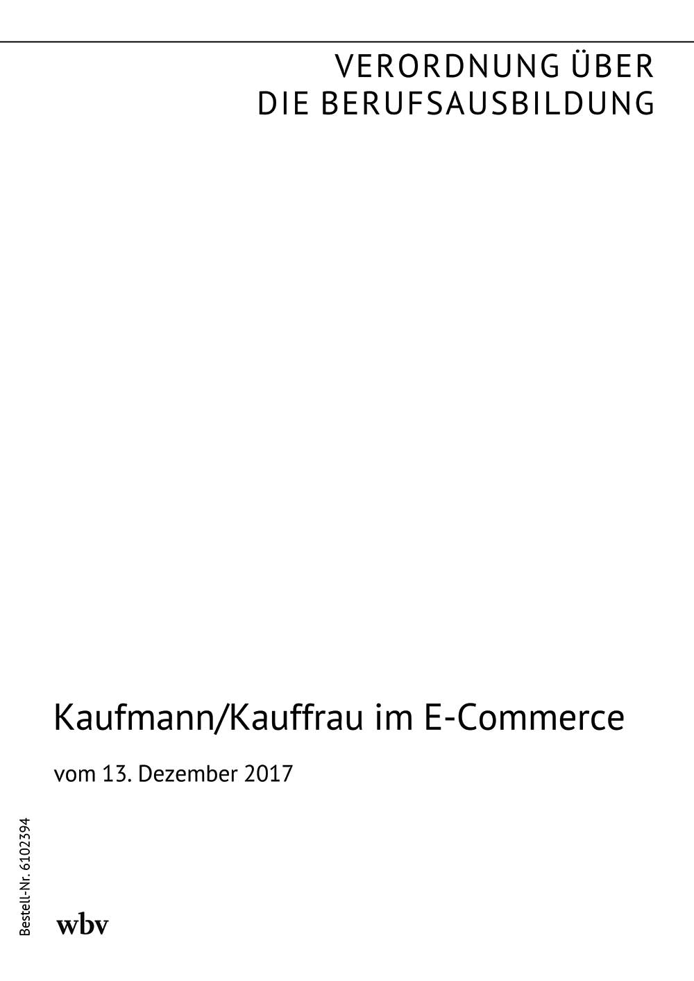 Kaufmann/Kauffrau im E-Commerce