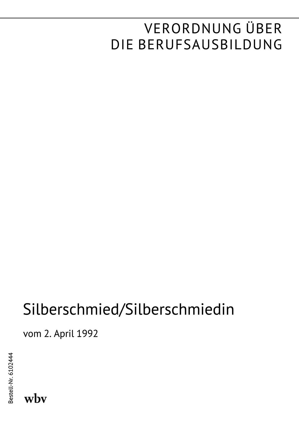 Silberschmied/Silberschmiedin