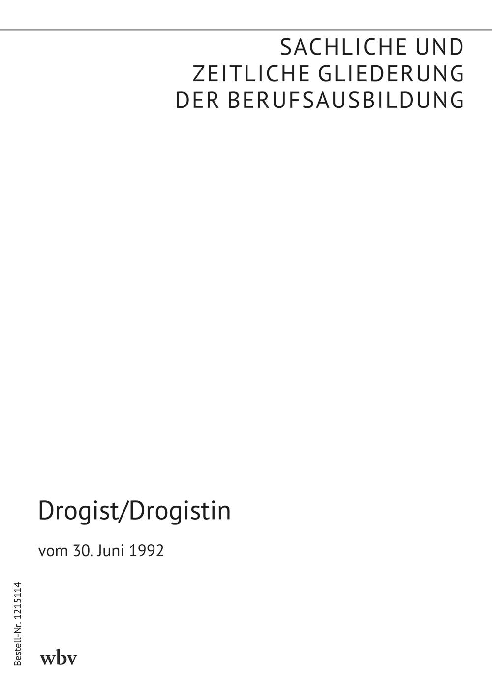 Drogist/Drogistin