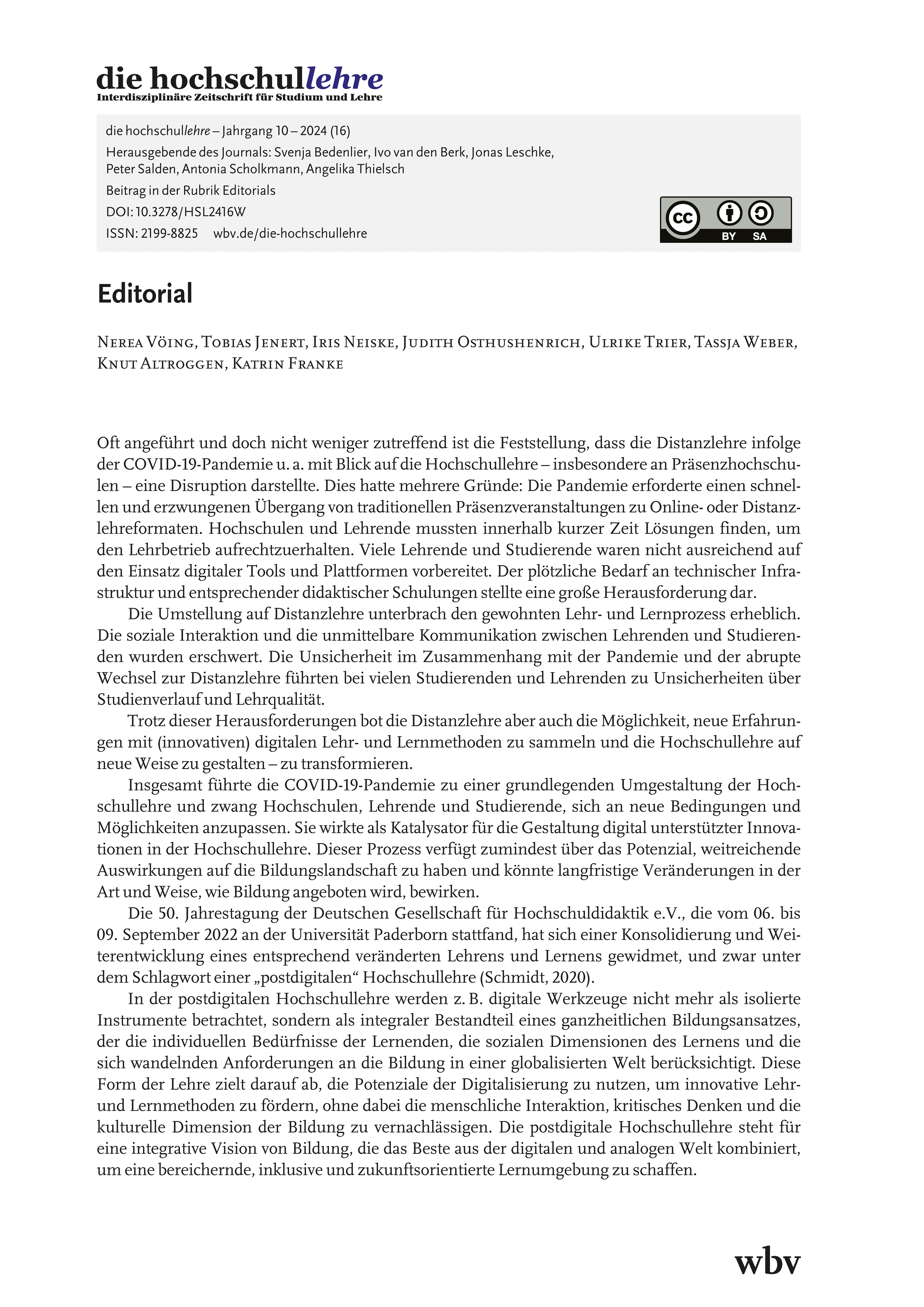 Editorial