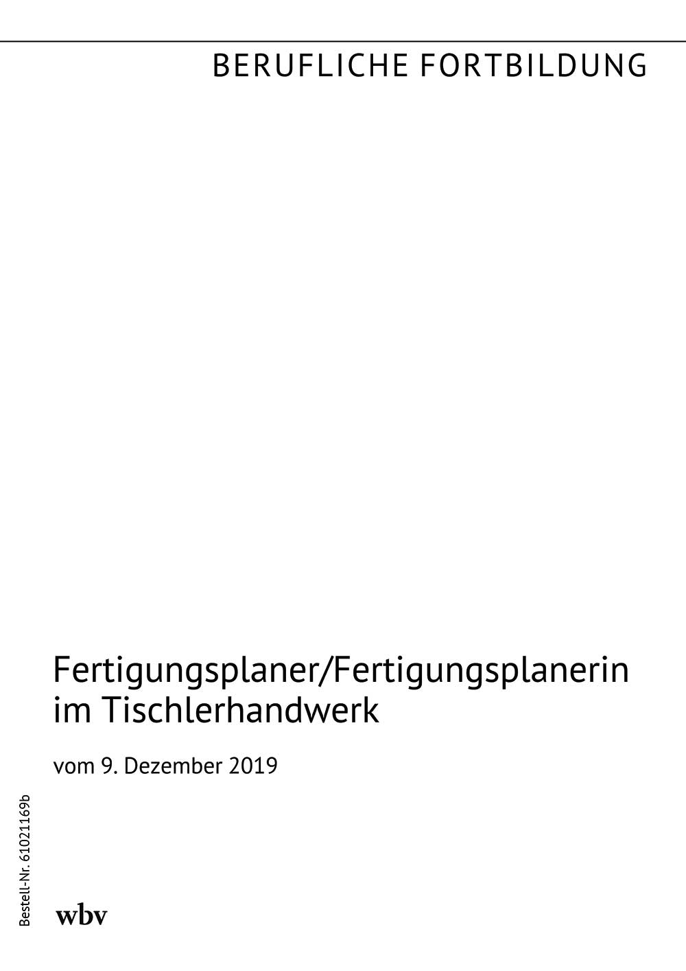 Fertigungsplaner/-in im Tischlerhandwerk