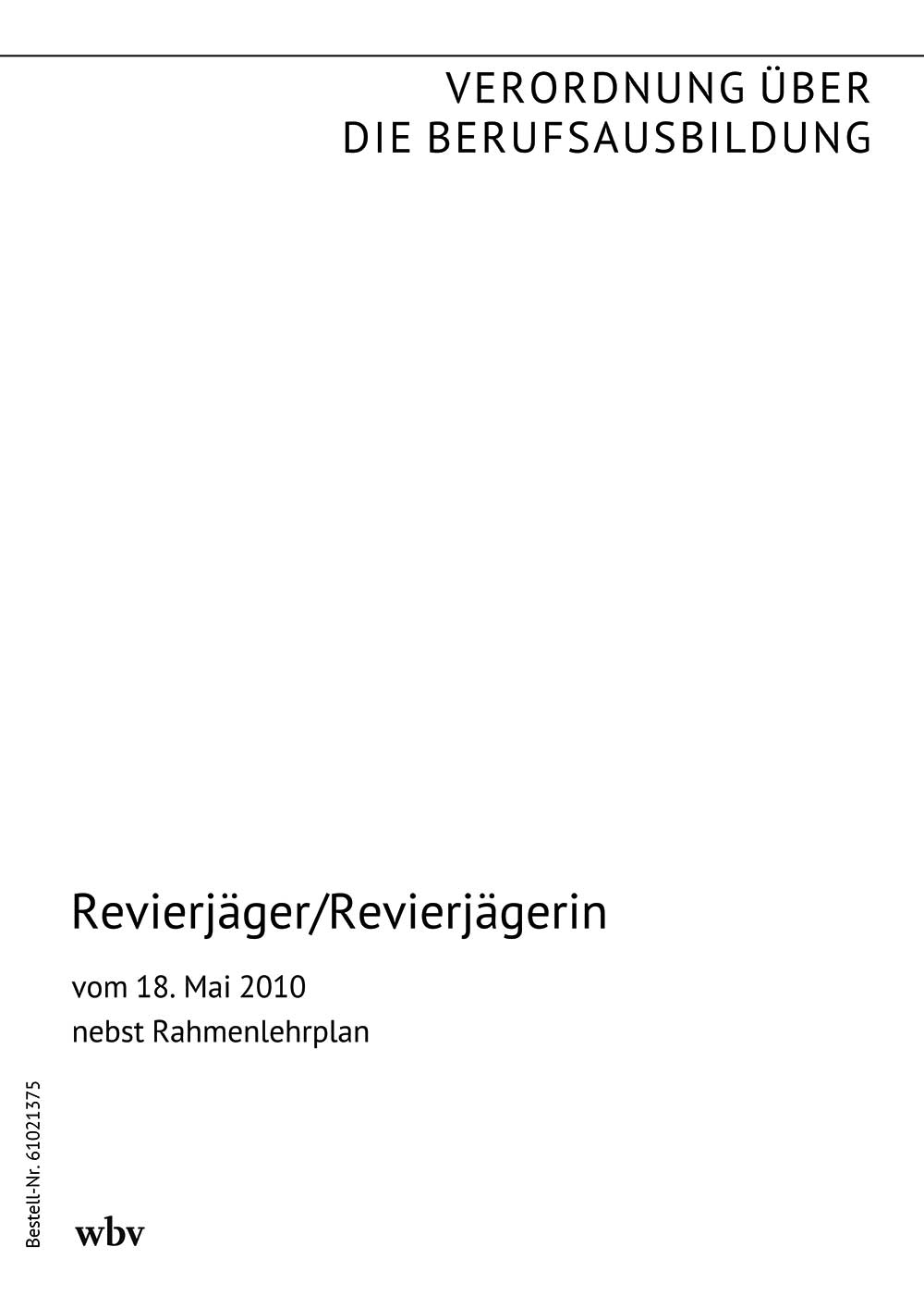 Revierjäger/Revierjägerin