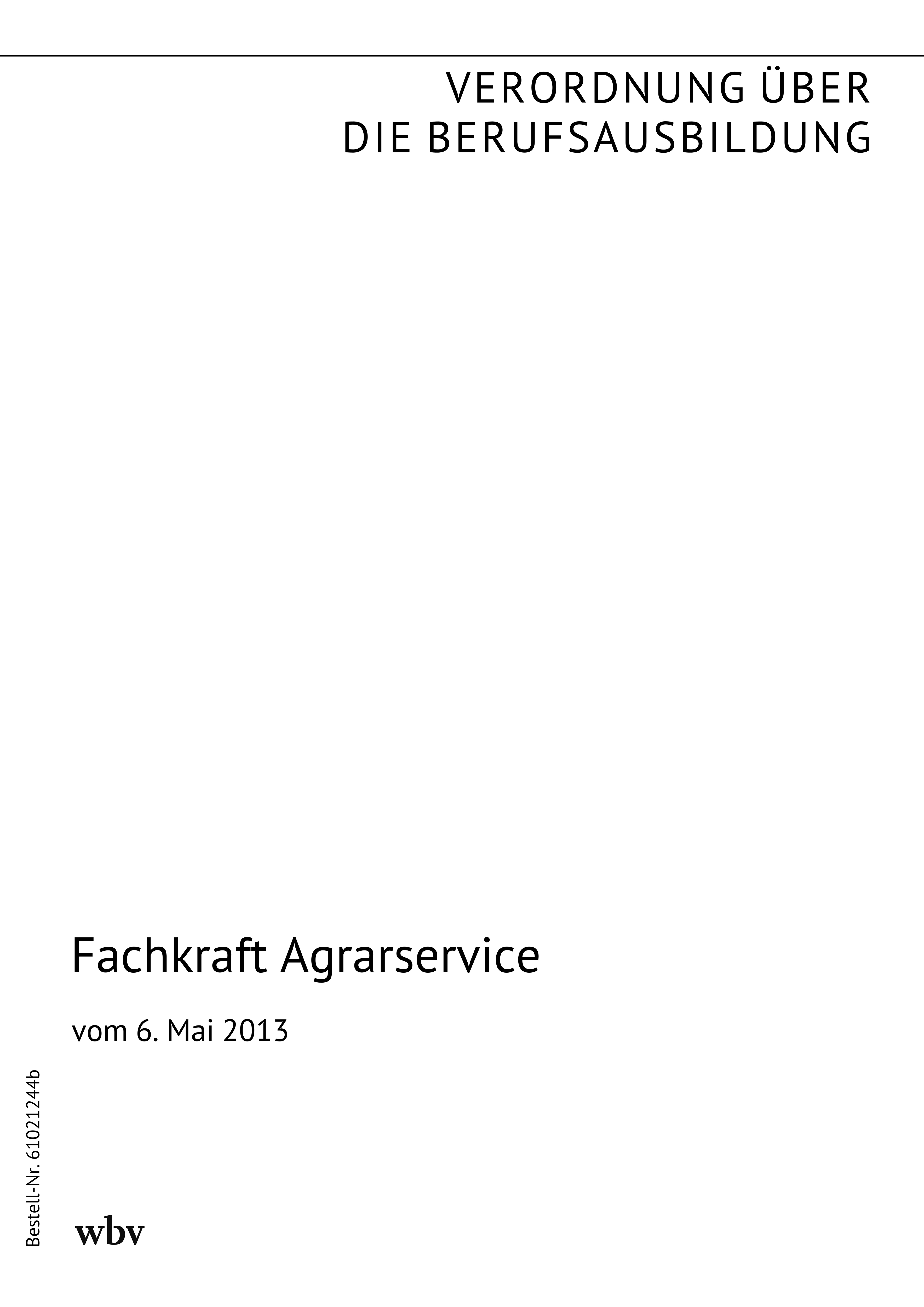 Fachkraft für Agrarservice