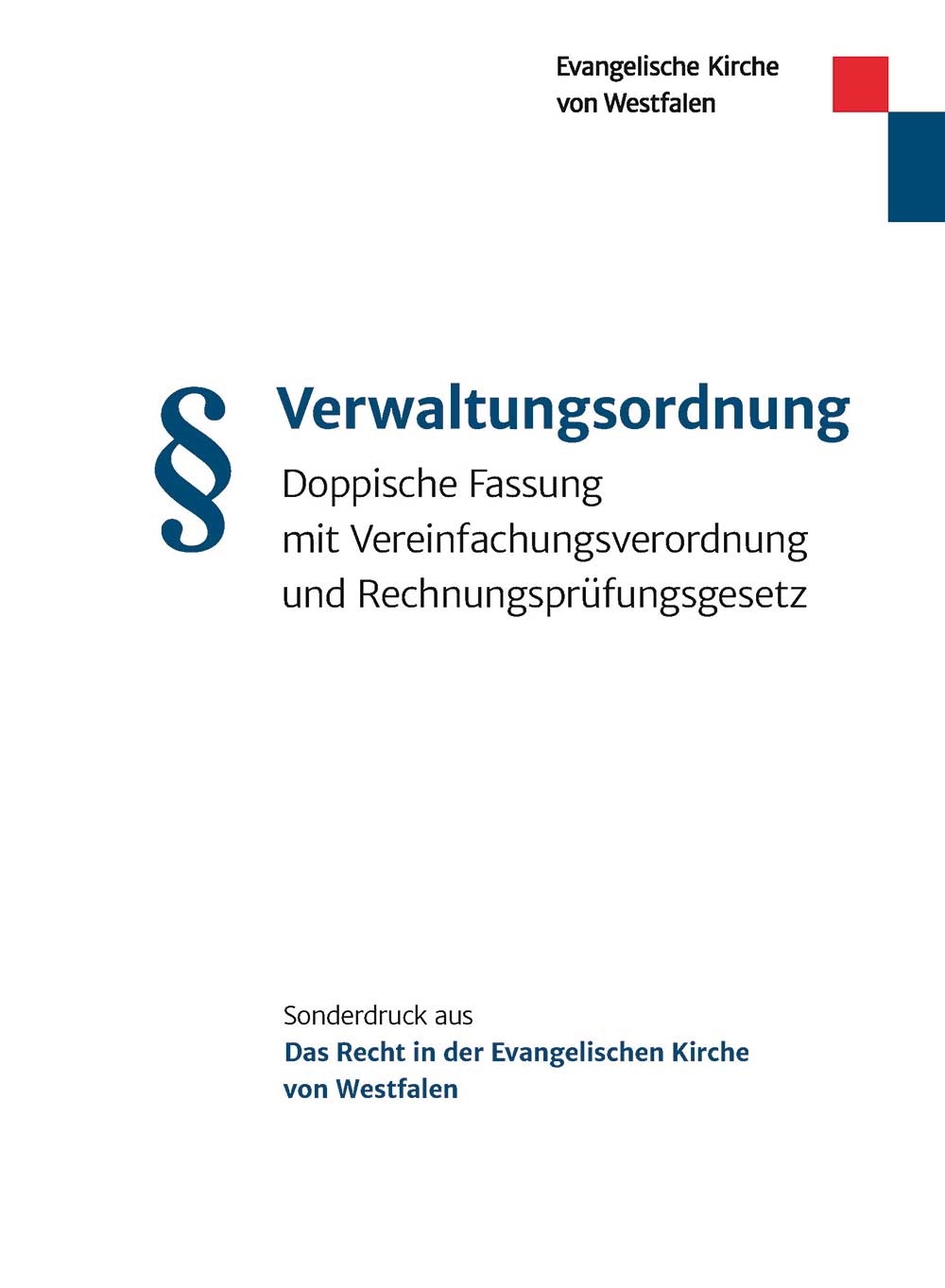 Verwaltungsordnung/Doppik, Rechnungsprüfungsgesetz der Evangelischen Kirche von Westfalen
