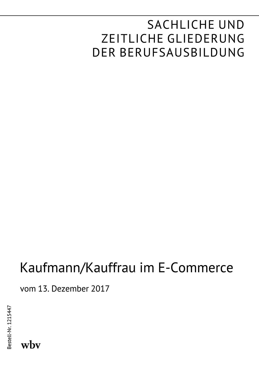 Kaufmann/Kauffrau im E-Commerce