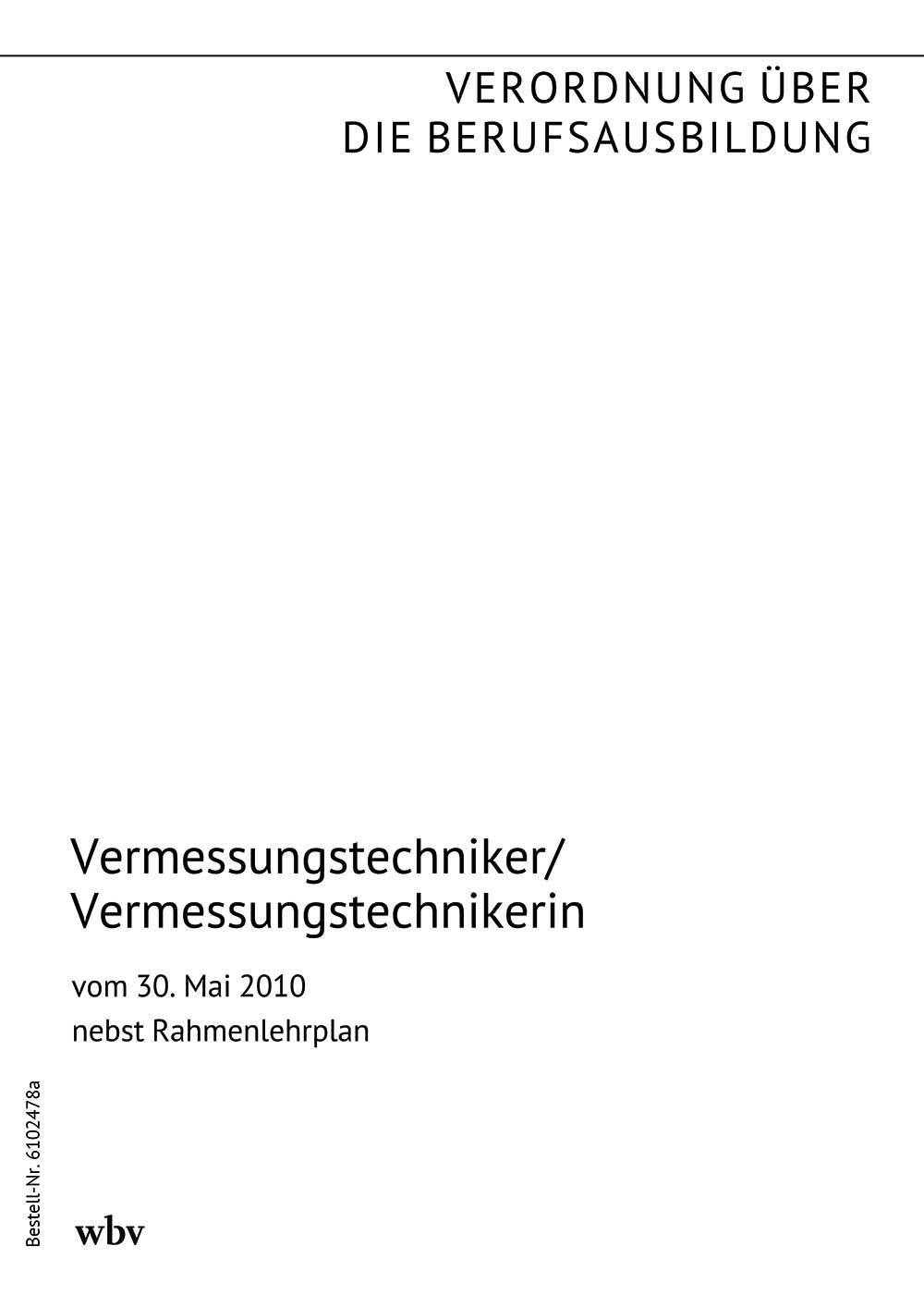 Vermessungstechniker/Vermessungstechnikerin