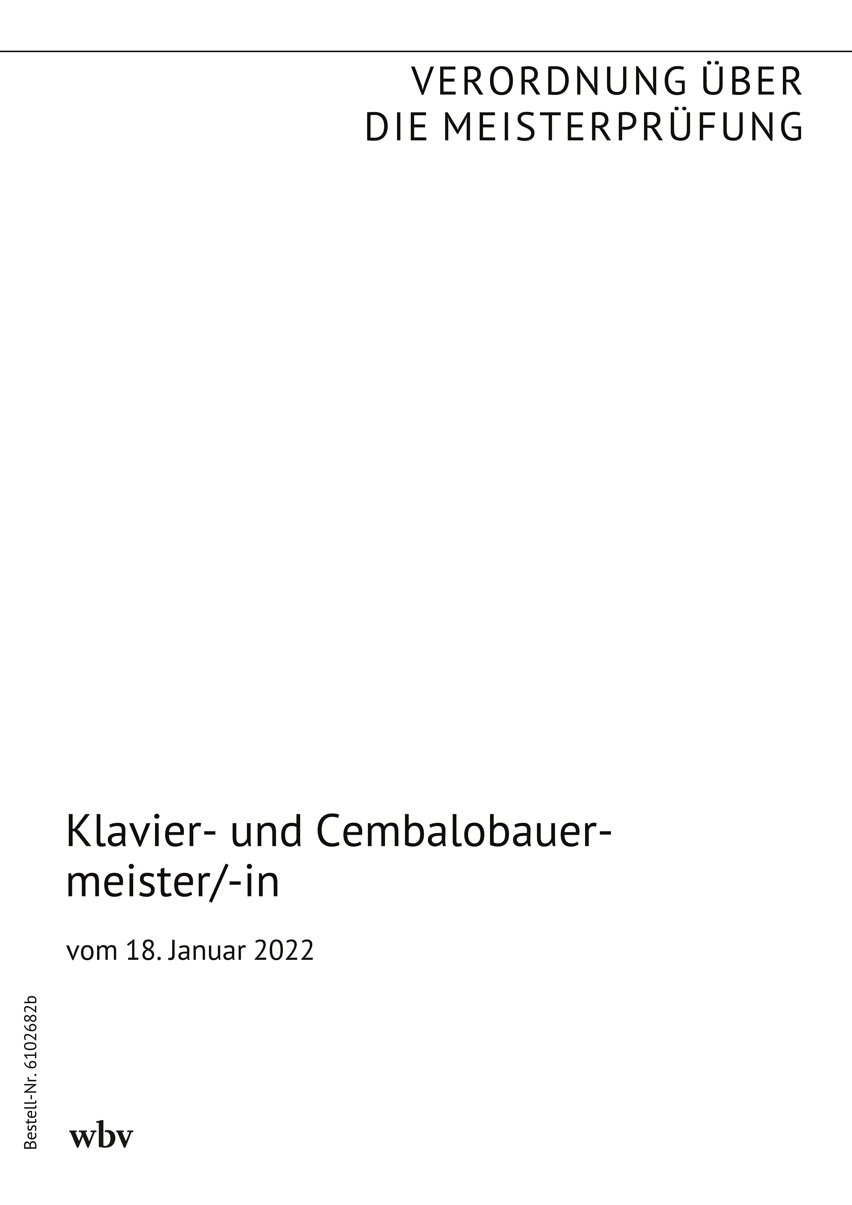 Klavier- und Cembalobauermeister/-in