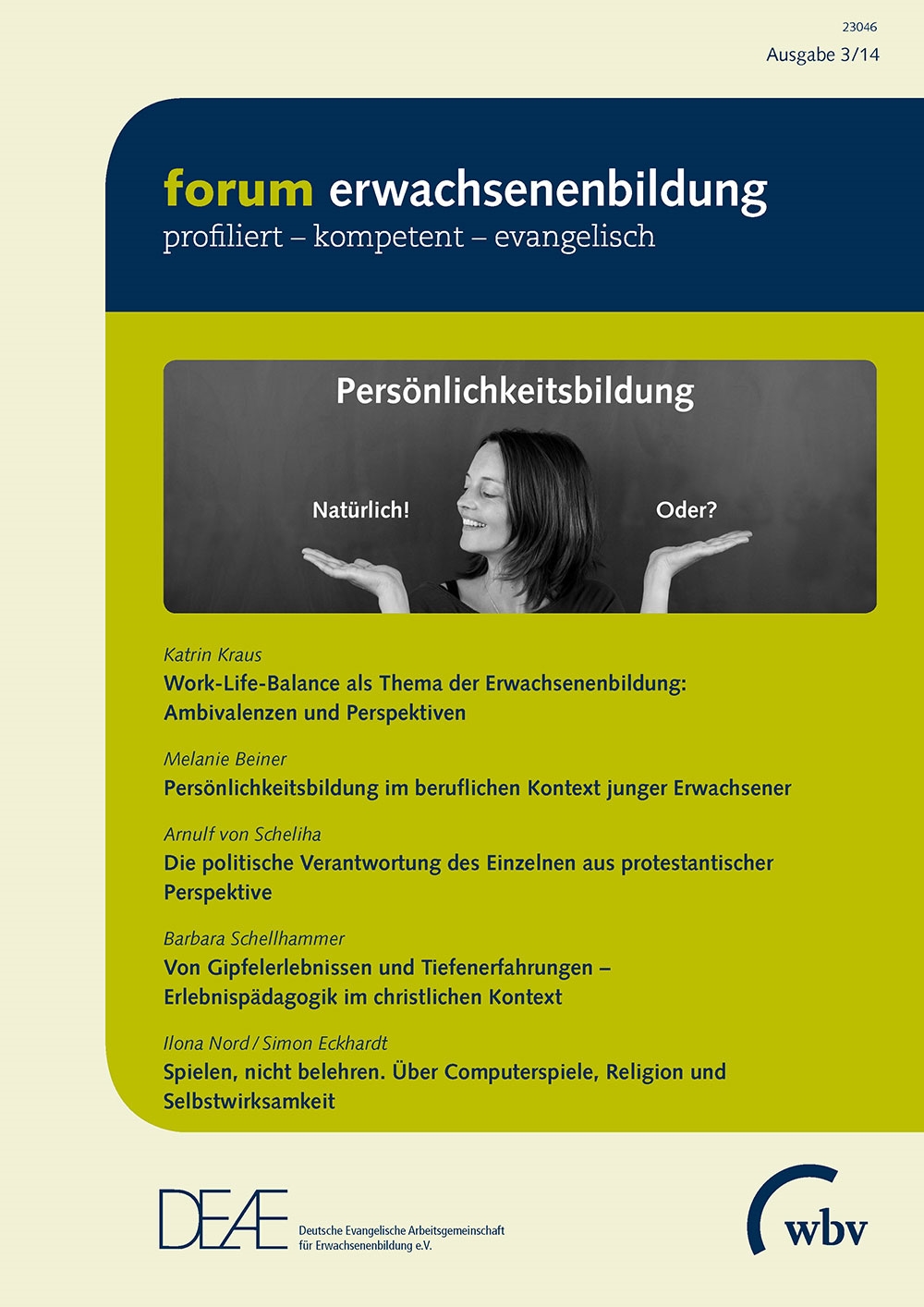 forum erwachsenenbildung 03/2014