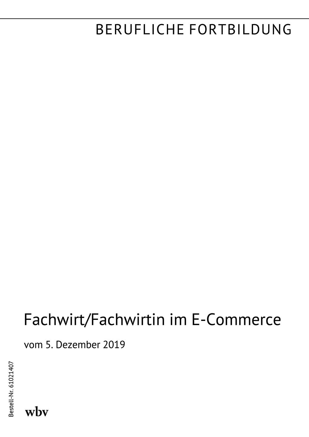 Fachwirt/Fachwirtin im E-Commerce