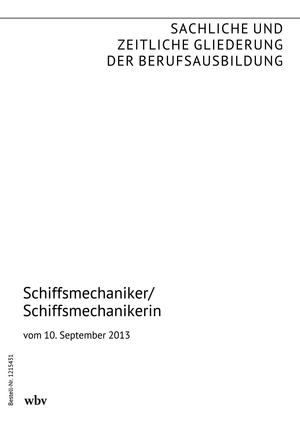 Schiffsmechaniker/Schiffsmechanikerin