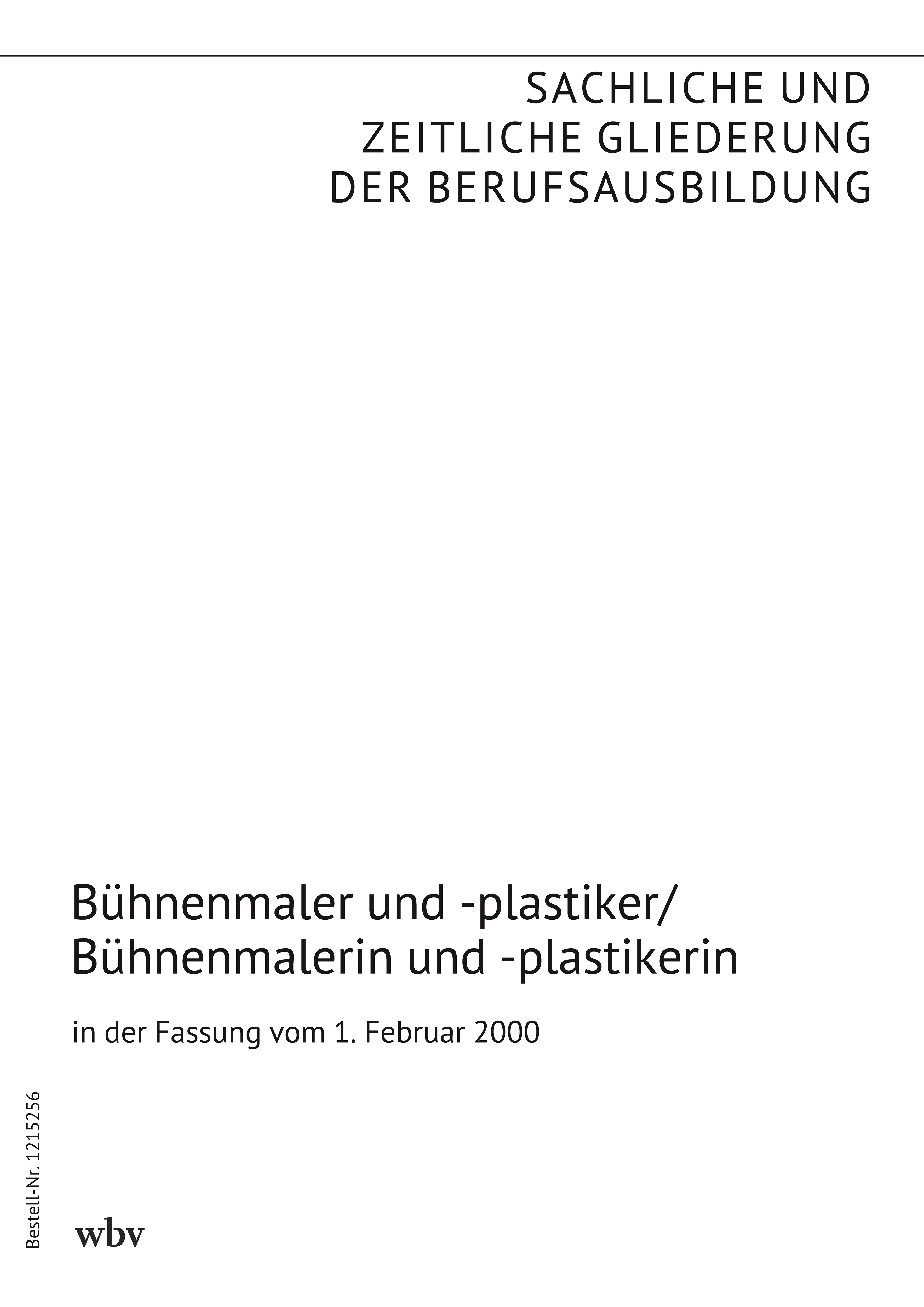 Bühnenmaler und -plastiker/Bühnenmalerin und -plastikerin