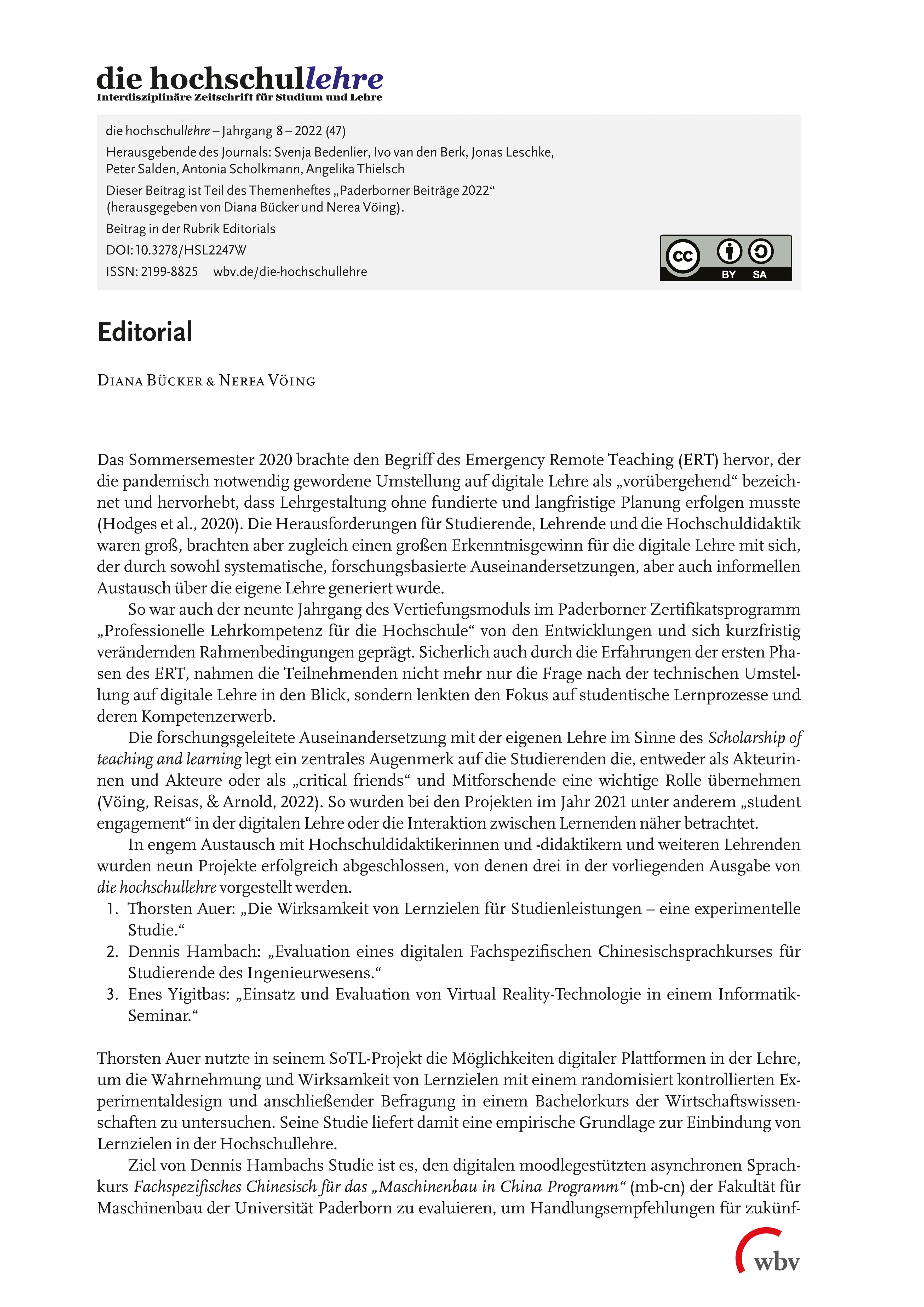 Editorial
