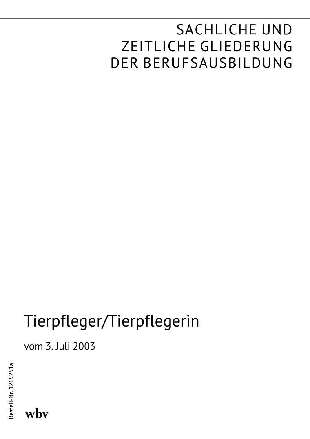 Tierpfleger/Tierpflegerin