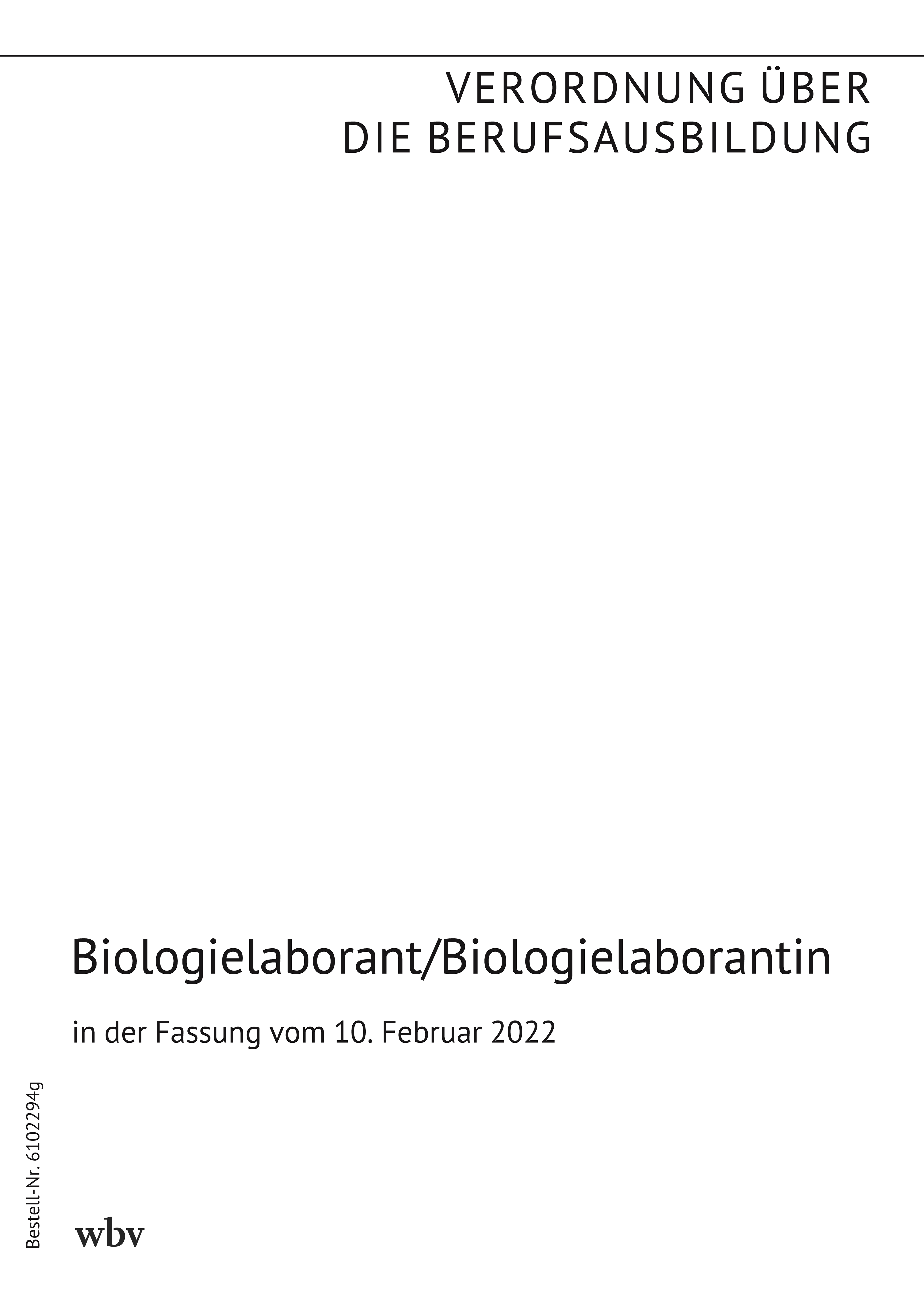 Biologielaborant/Biologielaborantin