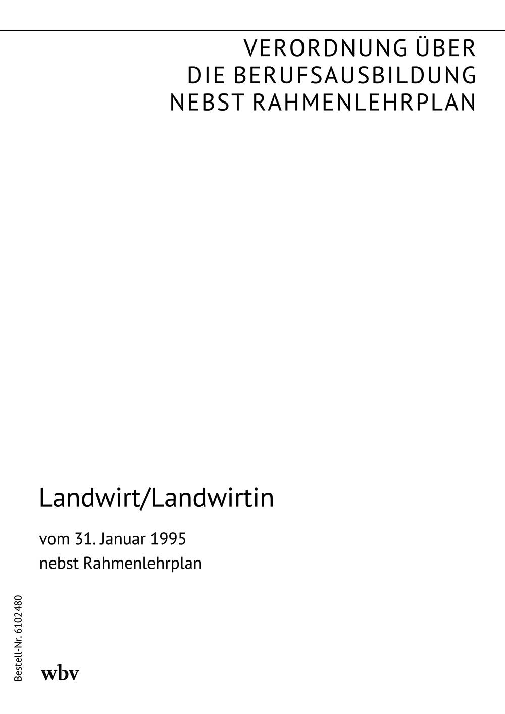 Landwirt/Landwirtin
