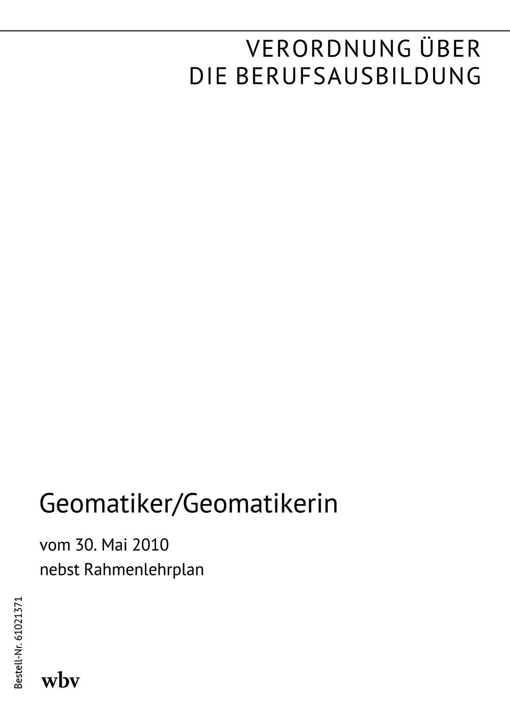 Geomatiker/Geomatikerin
