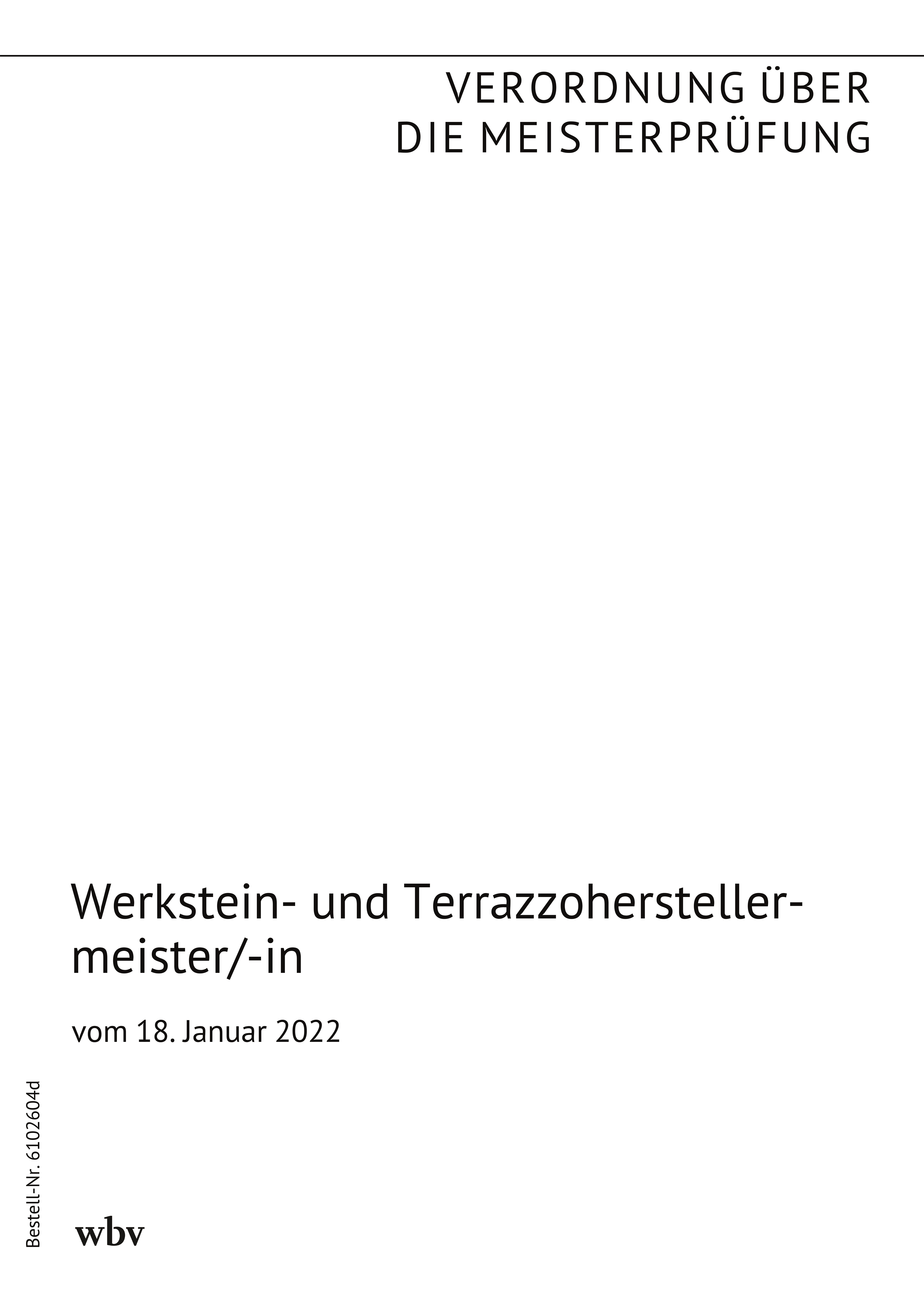 Werkstein- und Terrazzoherstellermeister/-in
