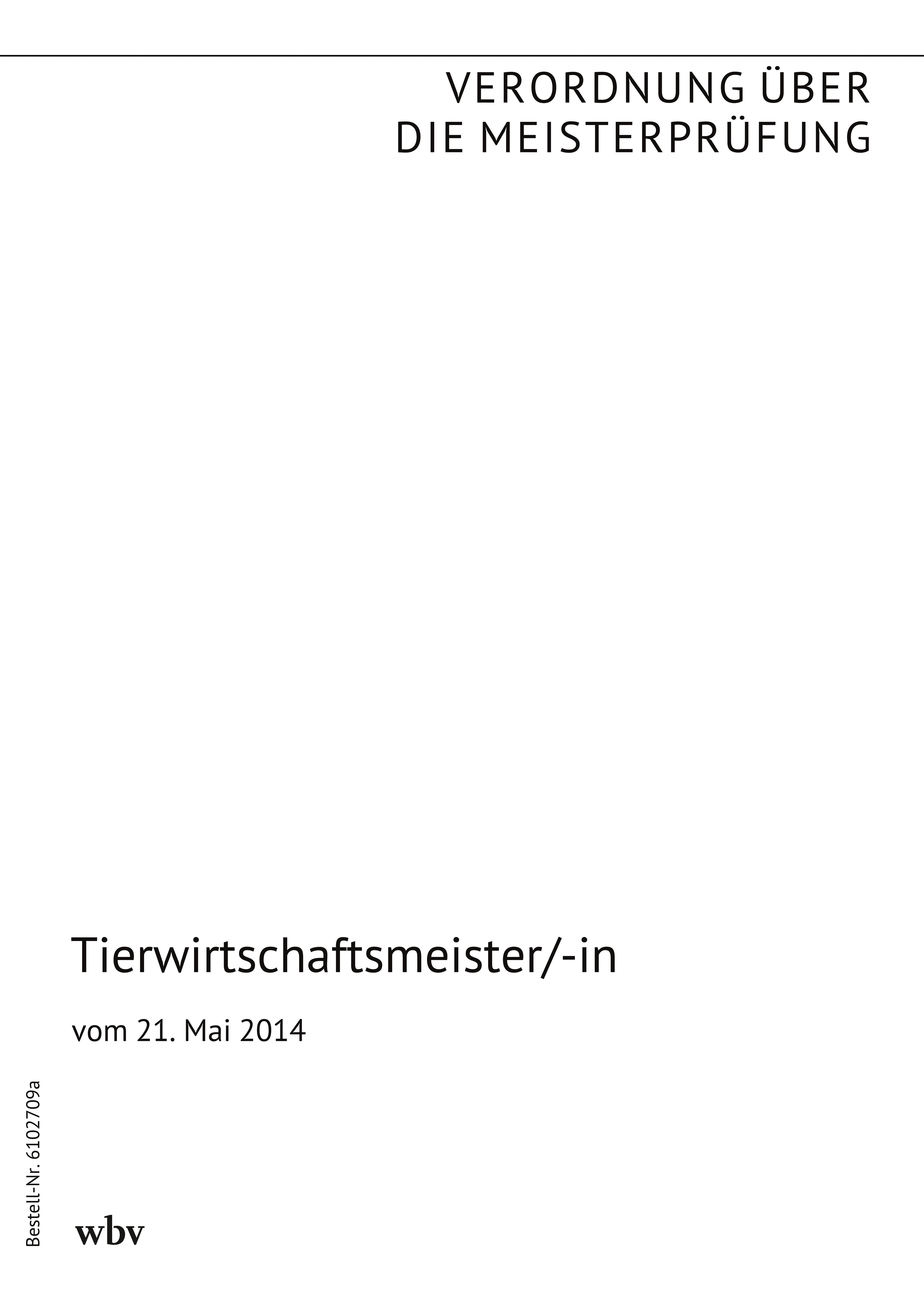 Tierwirtschaftsmeister/-in