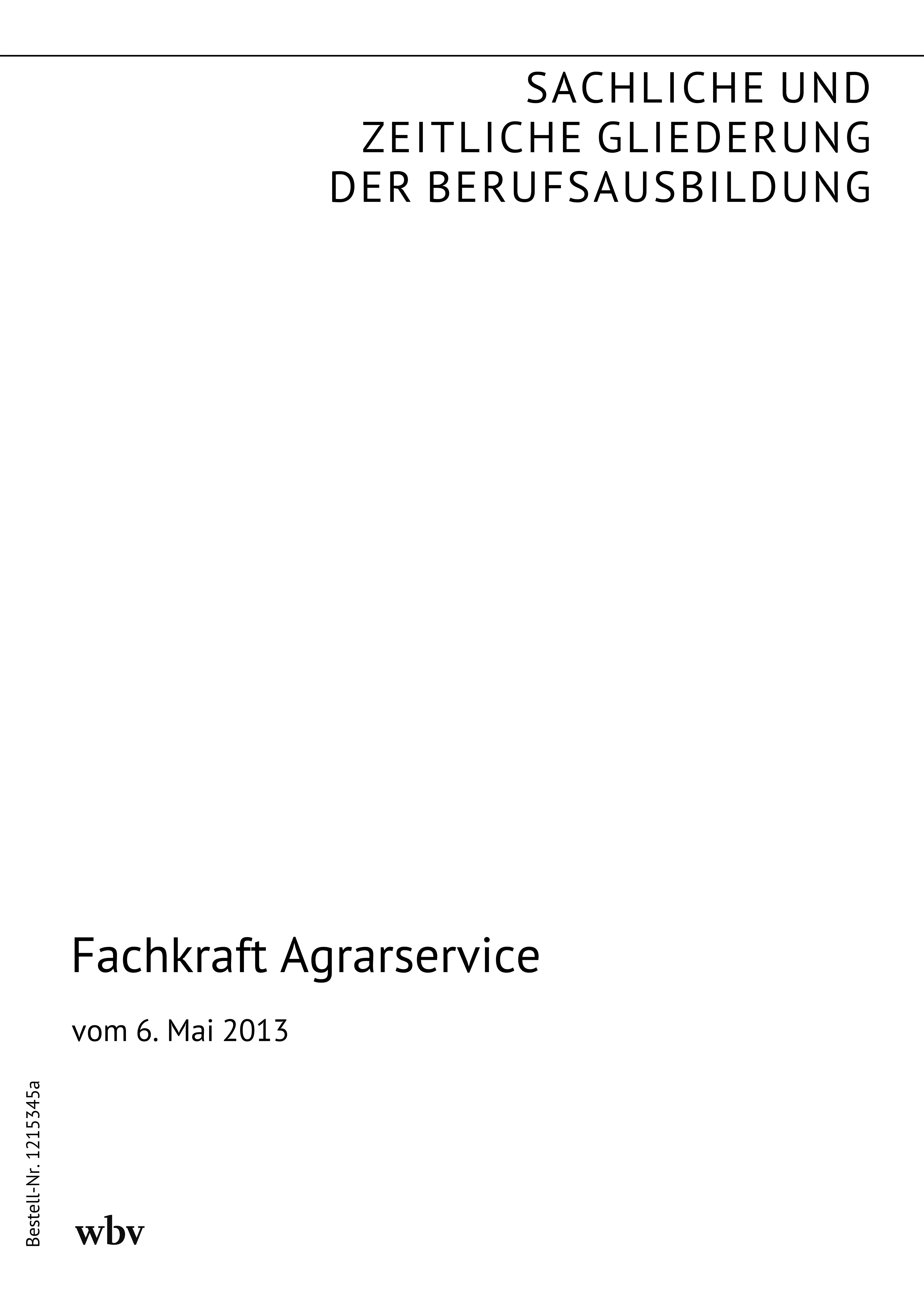 Fachkraft für Agrarservice