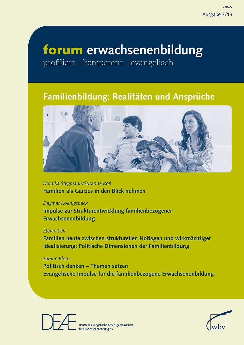 forum erwachsenenbildung 03/2013