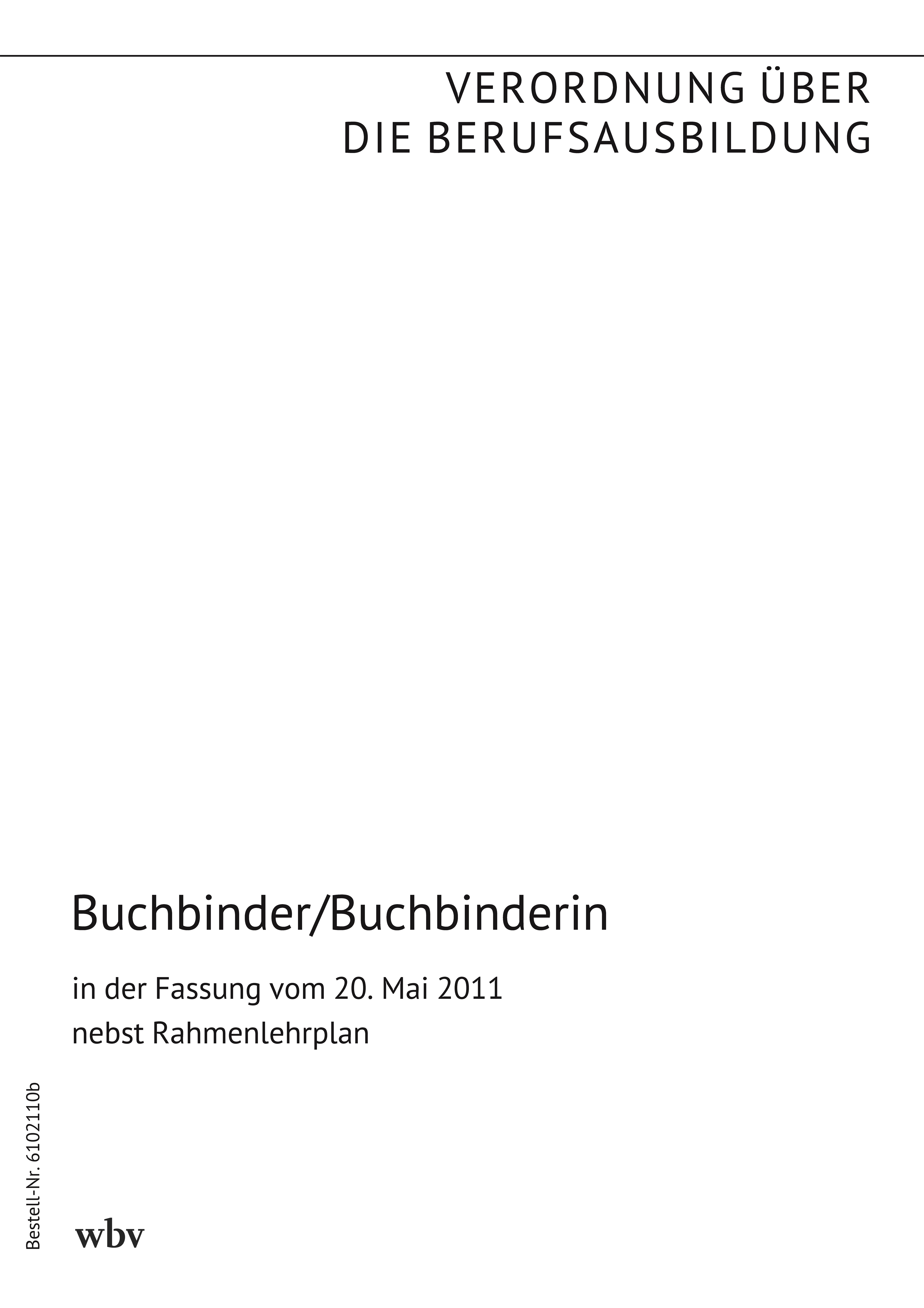 Buchbinder/Buchbinderin