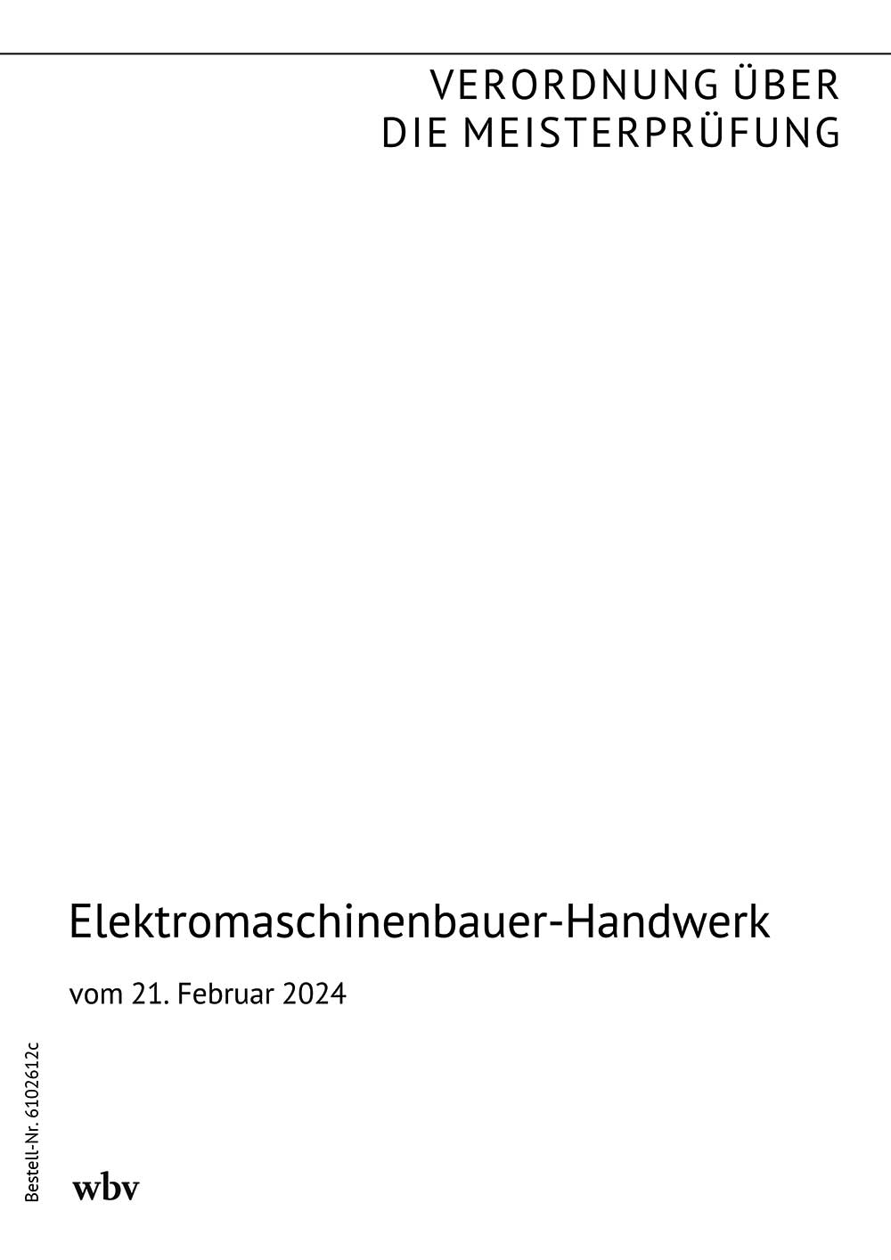 Elektromaschinenbauer-Handwerk