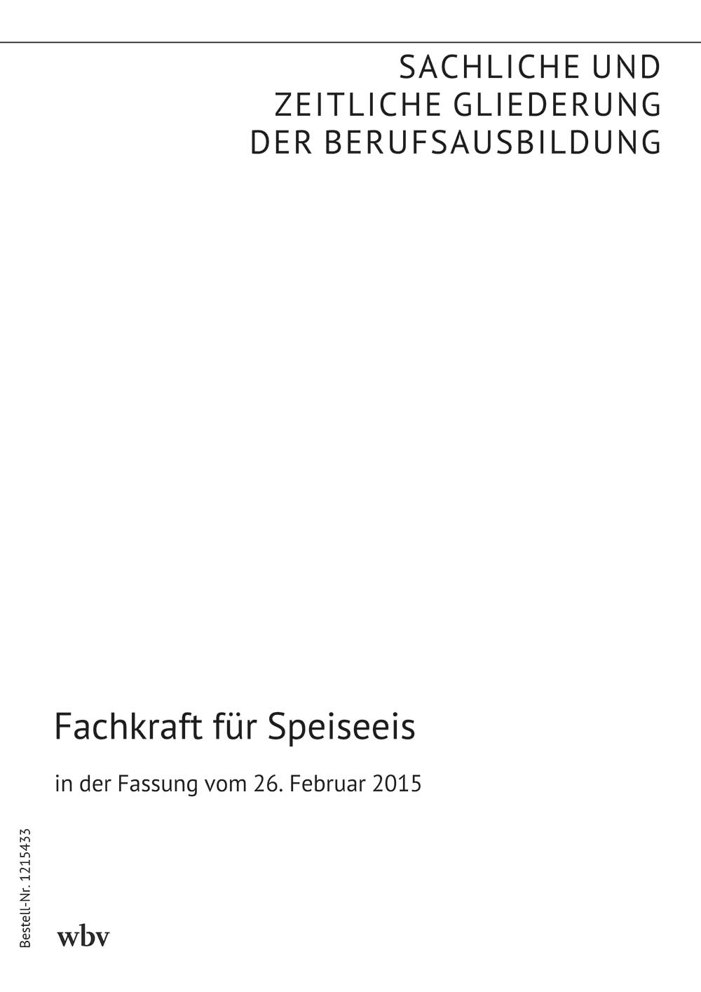 Fachkraft für Speiseeis