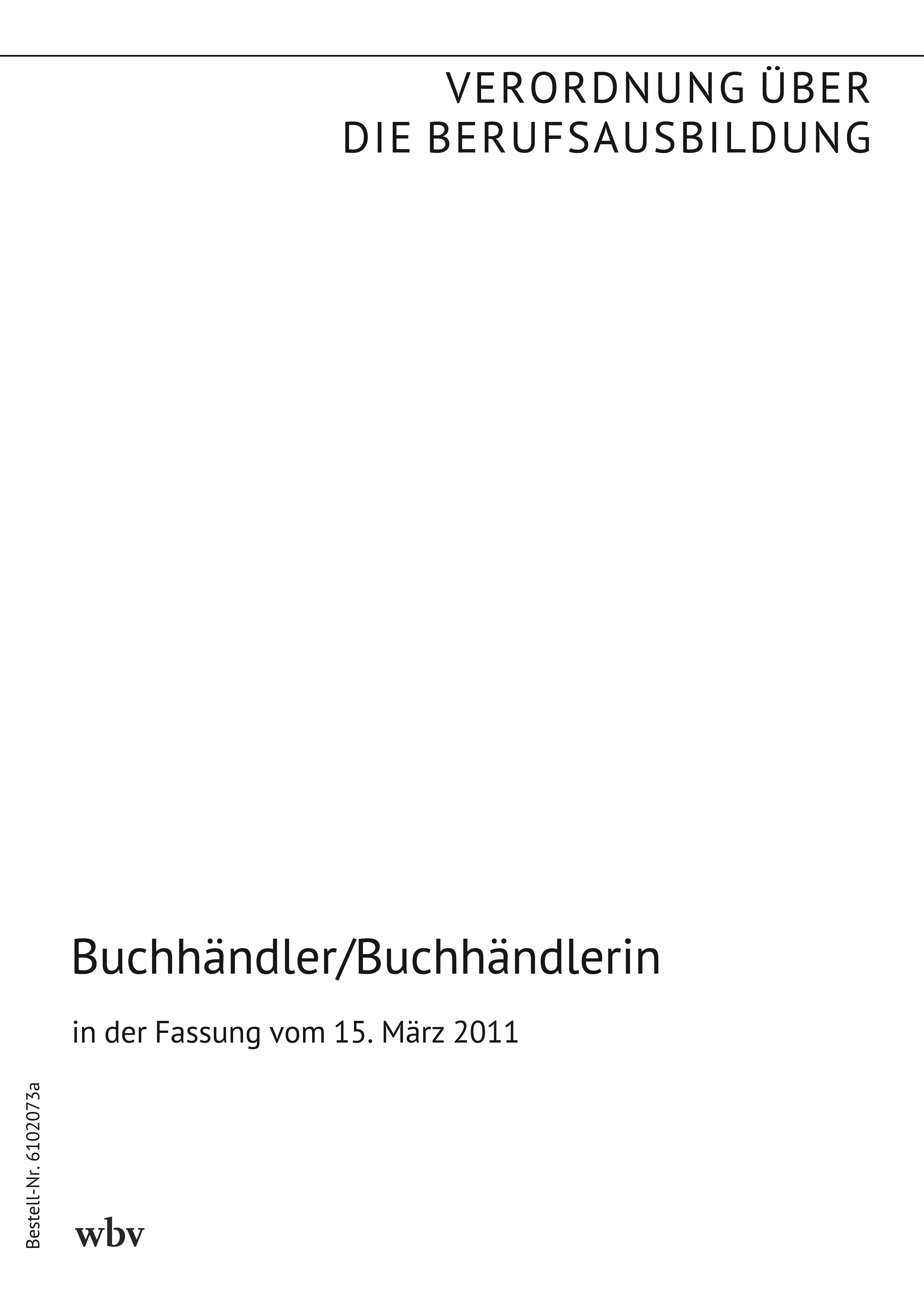 Buchhändler/Buchhändlerin