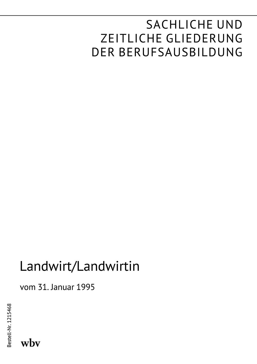 Landwirt/Landwirtin