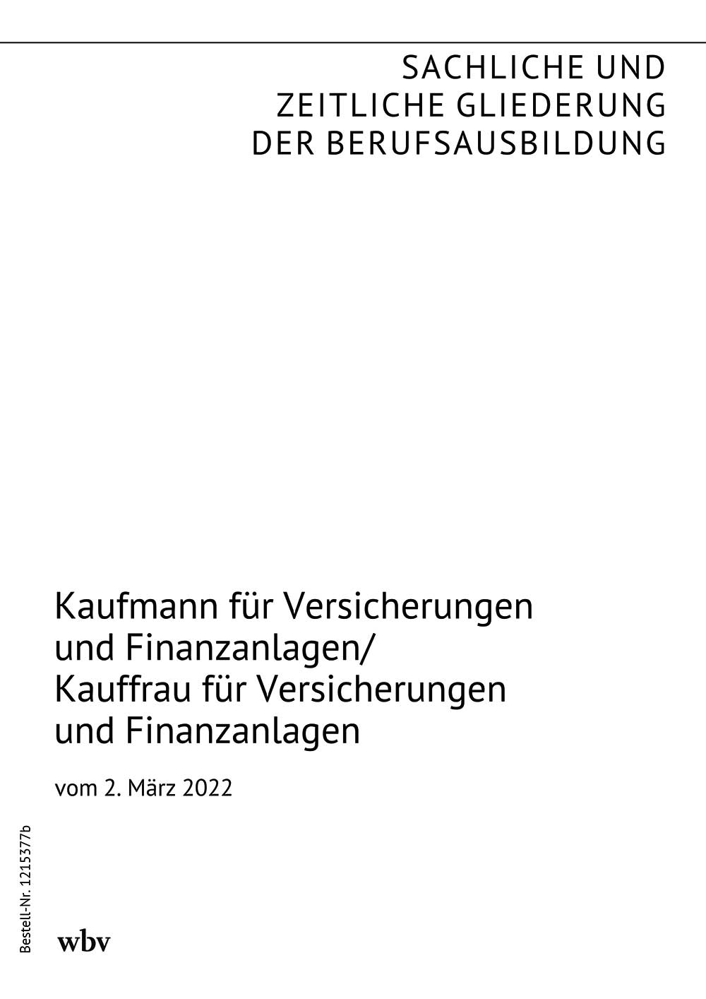 Kaufmann/Kauffrau für Versicherungen und Finanzanlagen