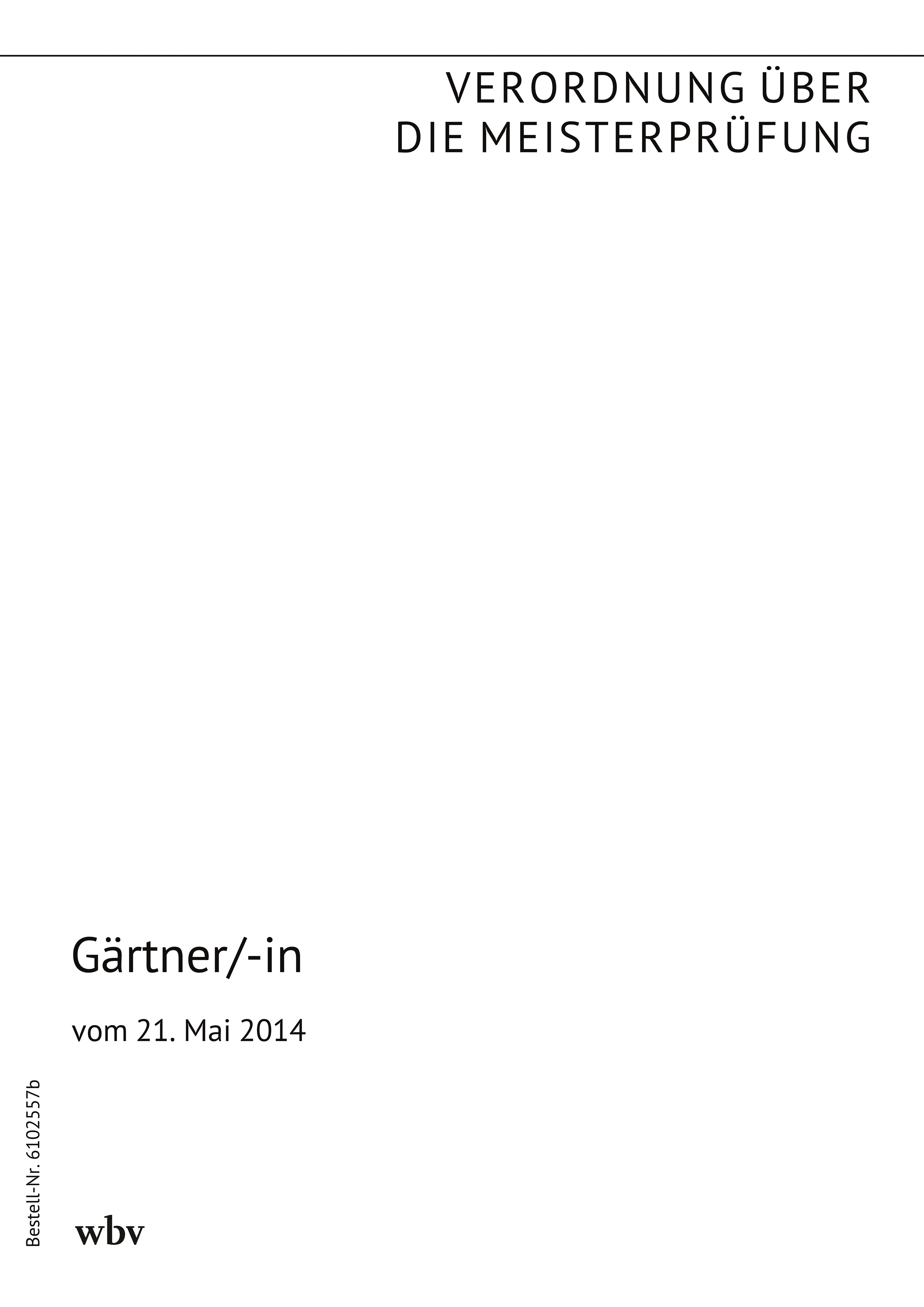 Gärtner/Gärtnerin