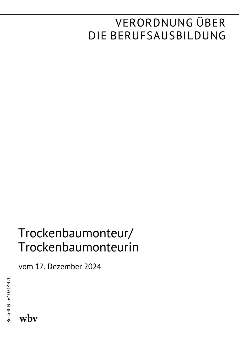 Trockenbaumonteur/Trockenbaumonteurin