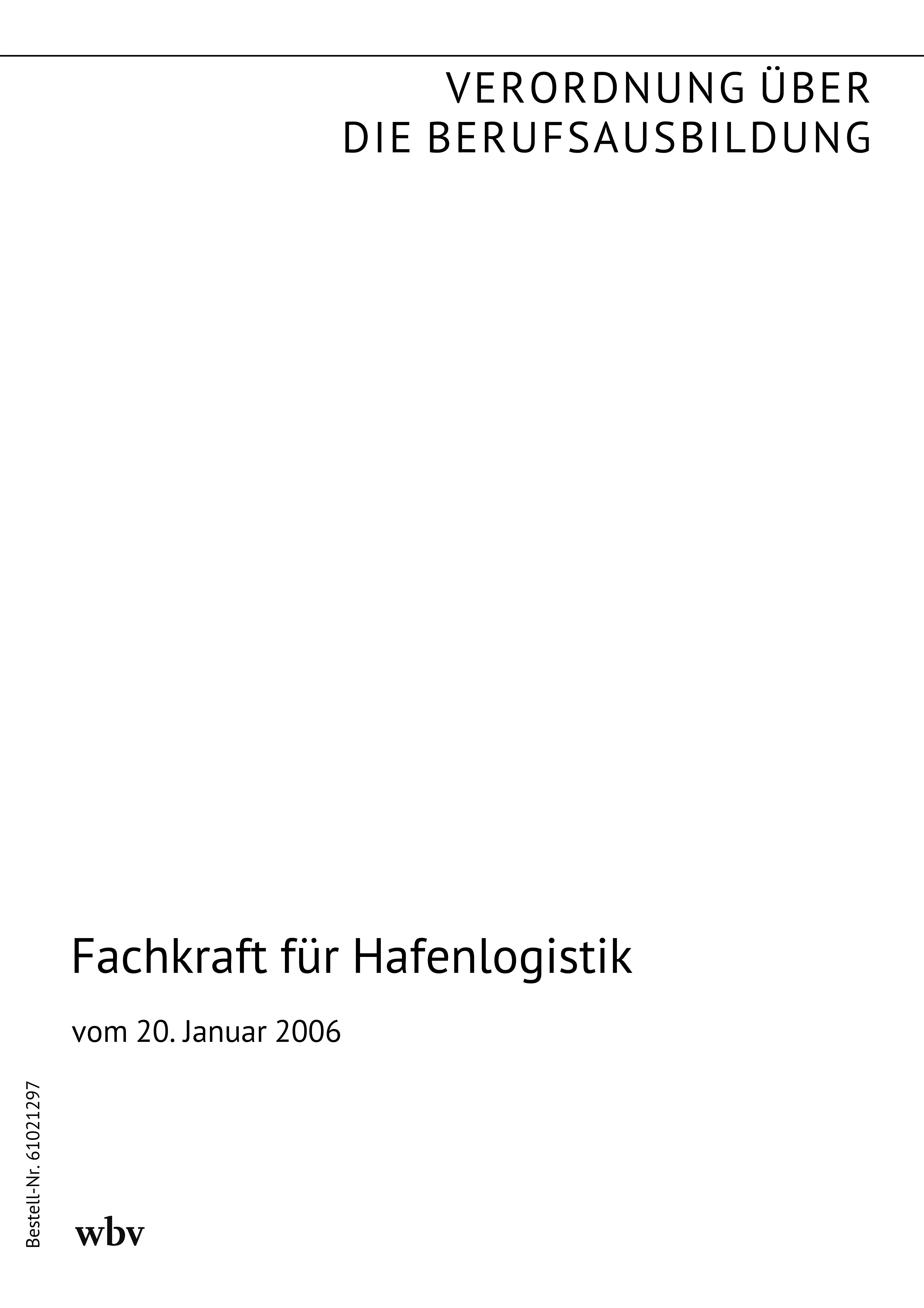 Fachkraft für Hafenlogistik
