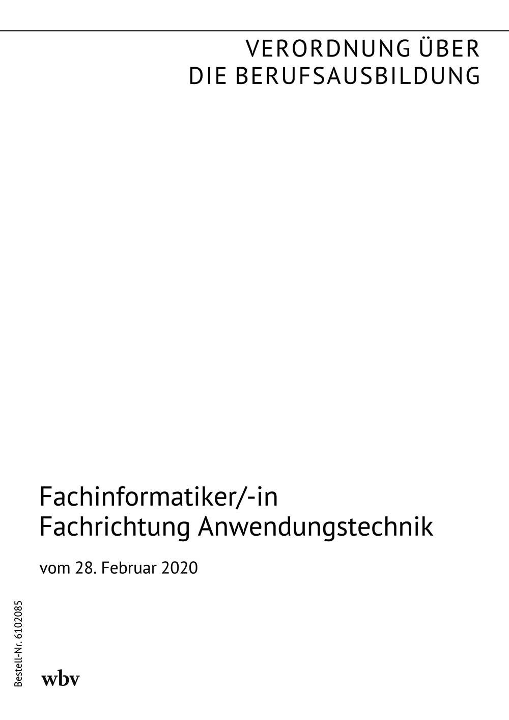 Fachinformatiker/-in Fachrichtung Anwendungstechnik