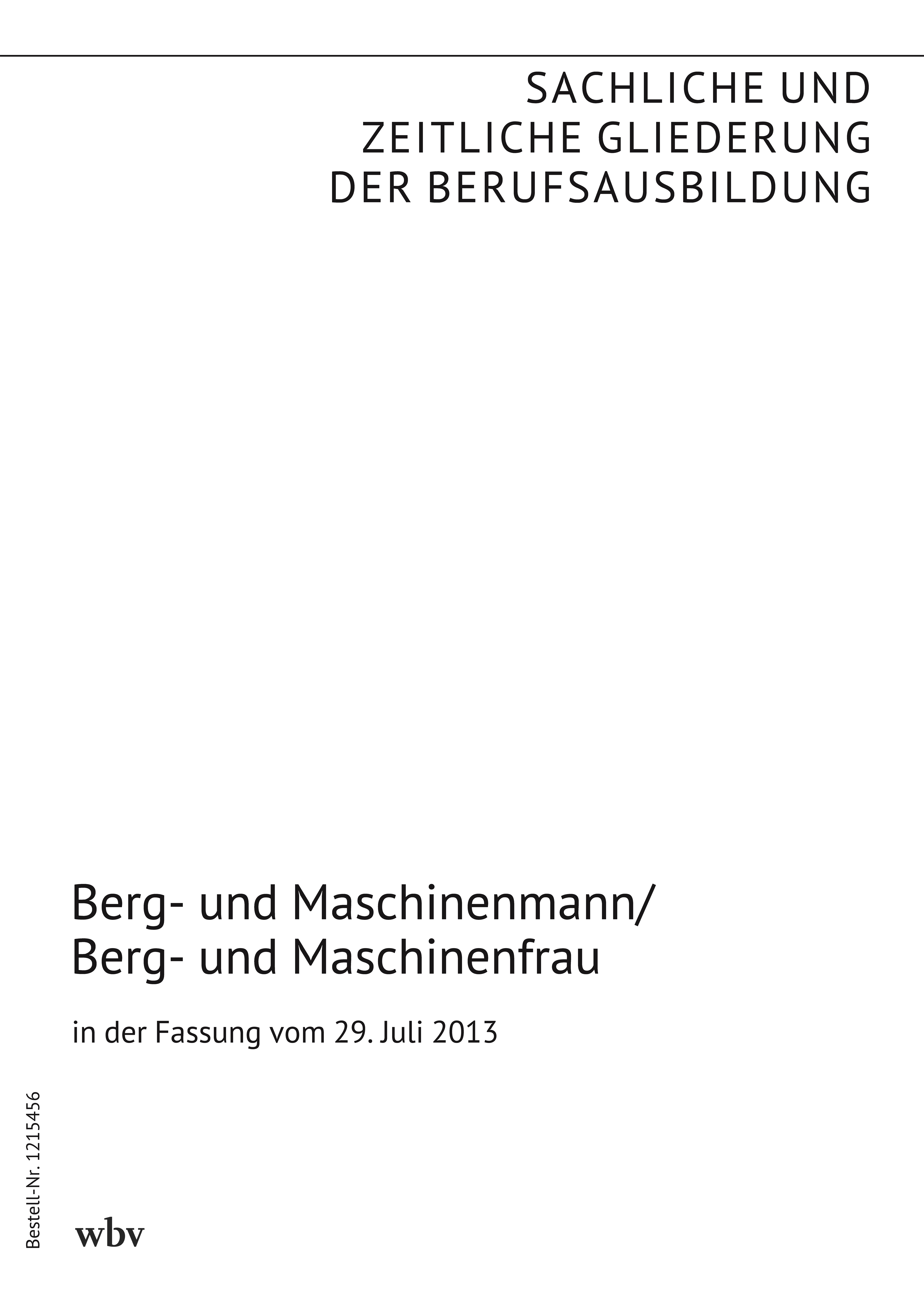 Berg- und Maschinenmann/Berg- und Maschinenfrau