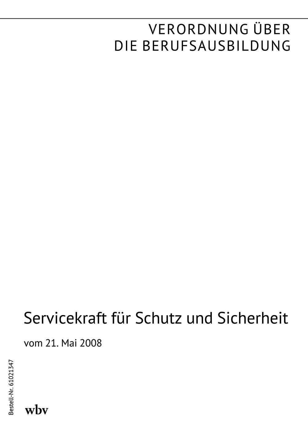 Servicekraft für Schutz und Sicherheit