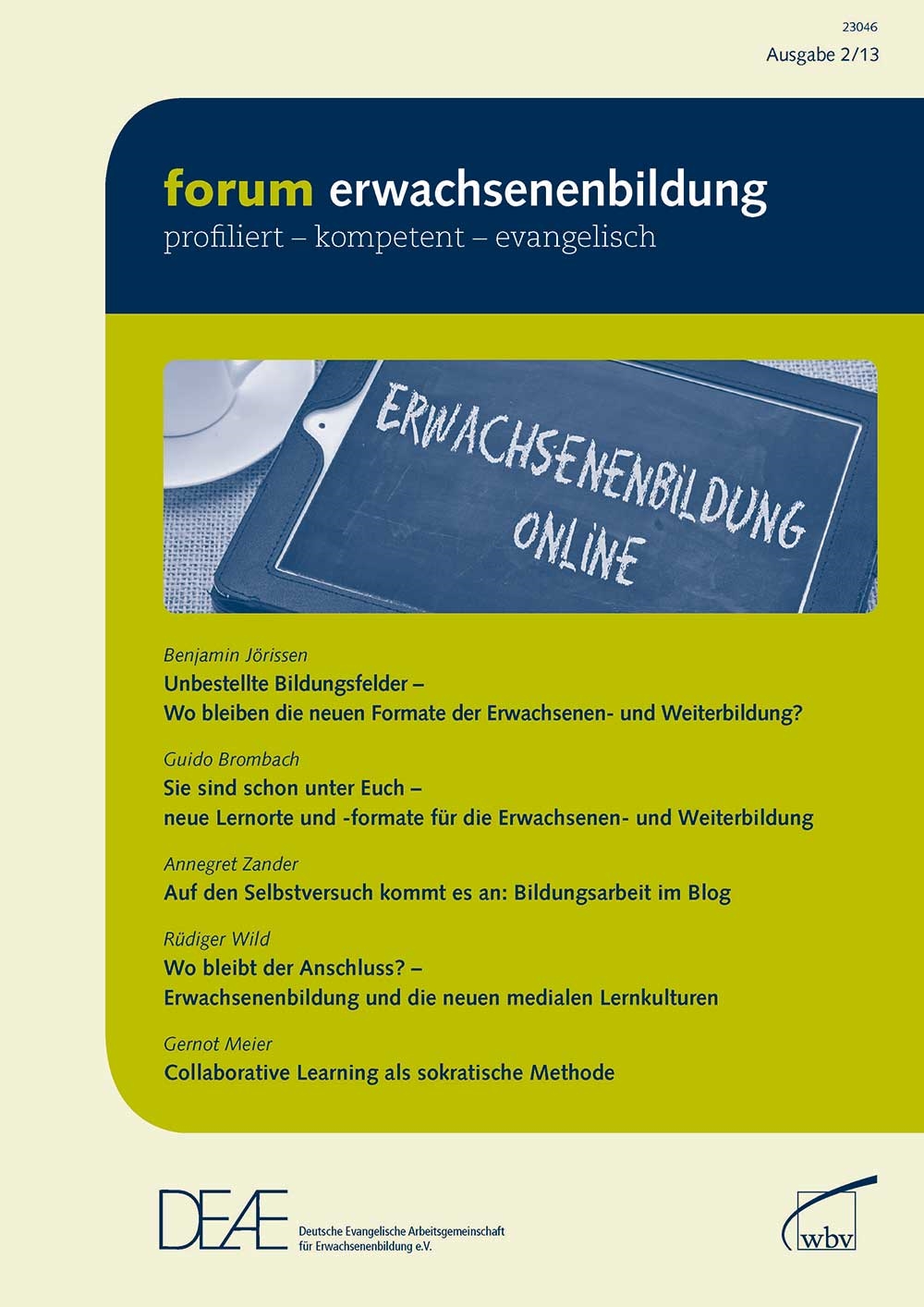 forum erwachsenenbildung 02/2013